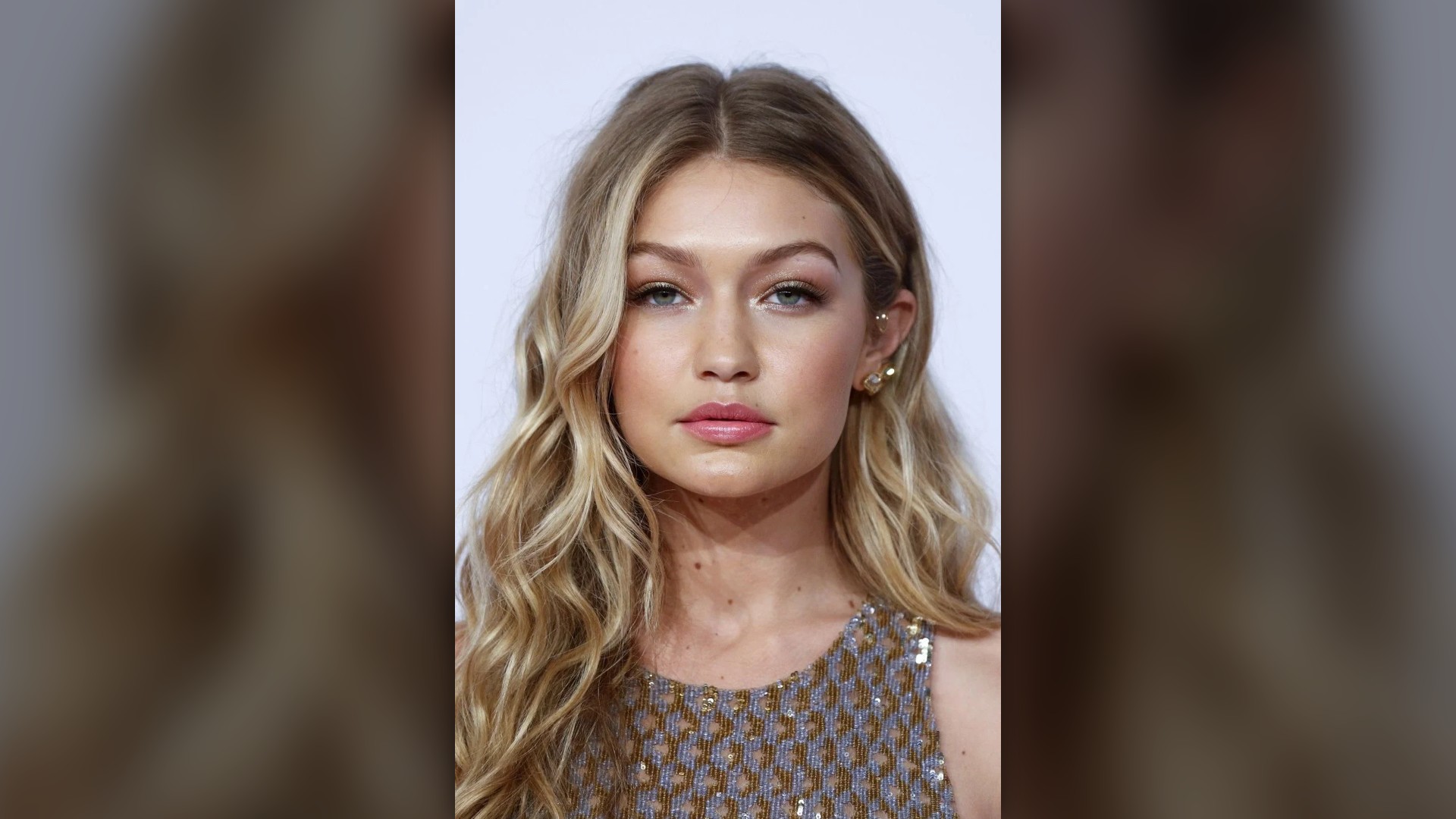 Portrait of American supermodel Gigi Hadid.
