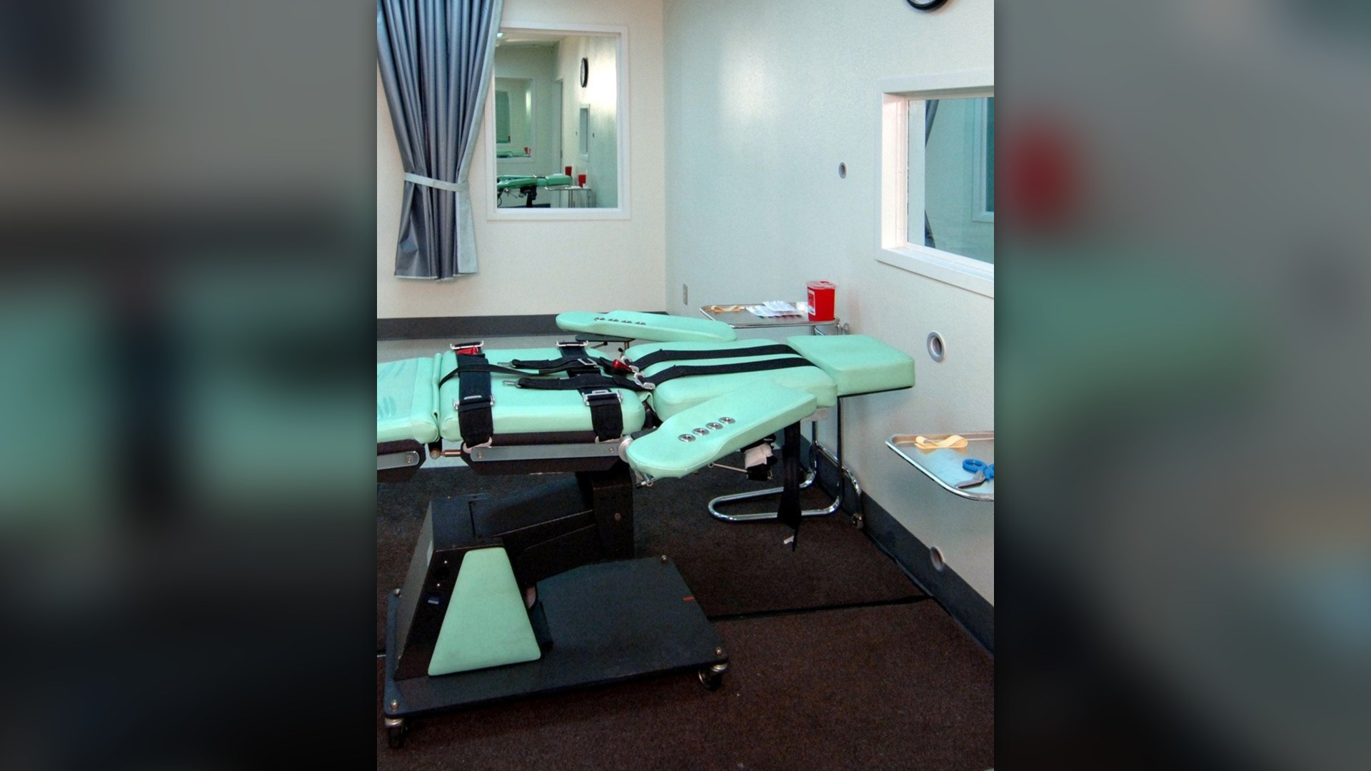 Correctional lethal injection preparation room and execution facility