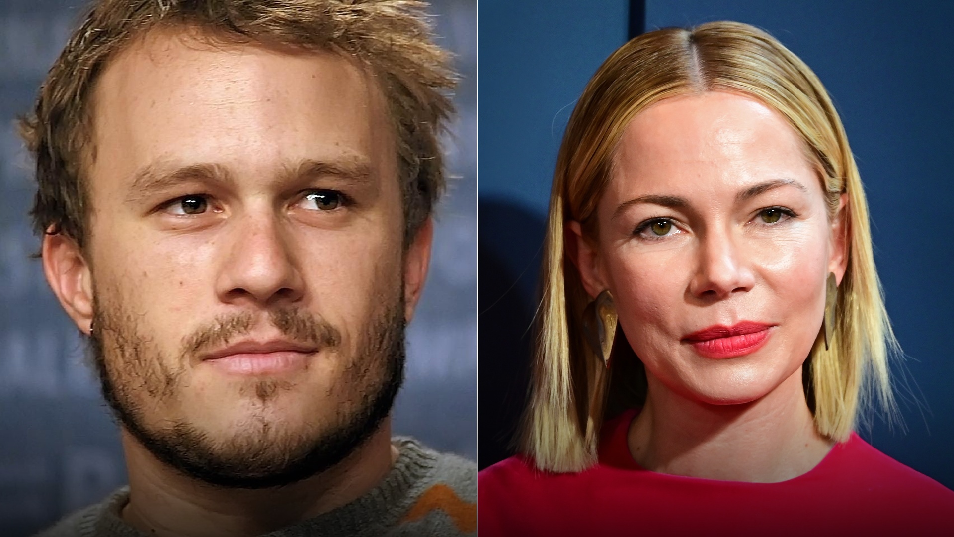 Heath Ledger and Michelle Williams