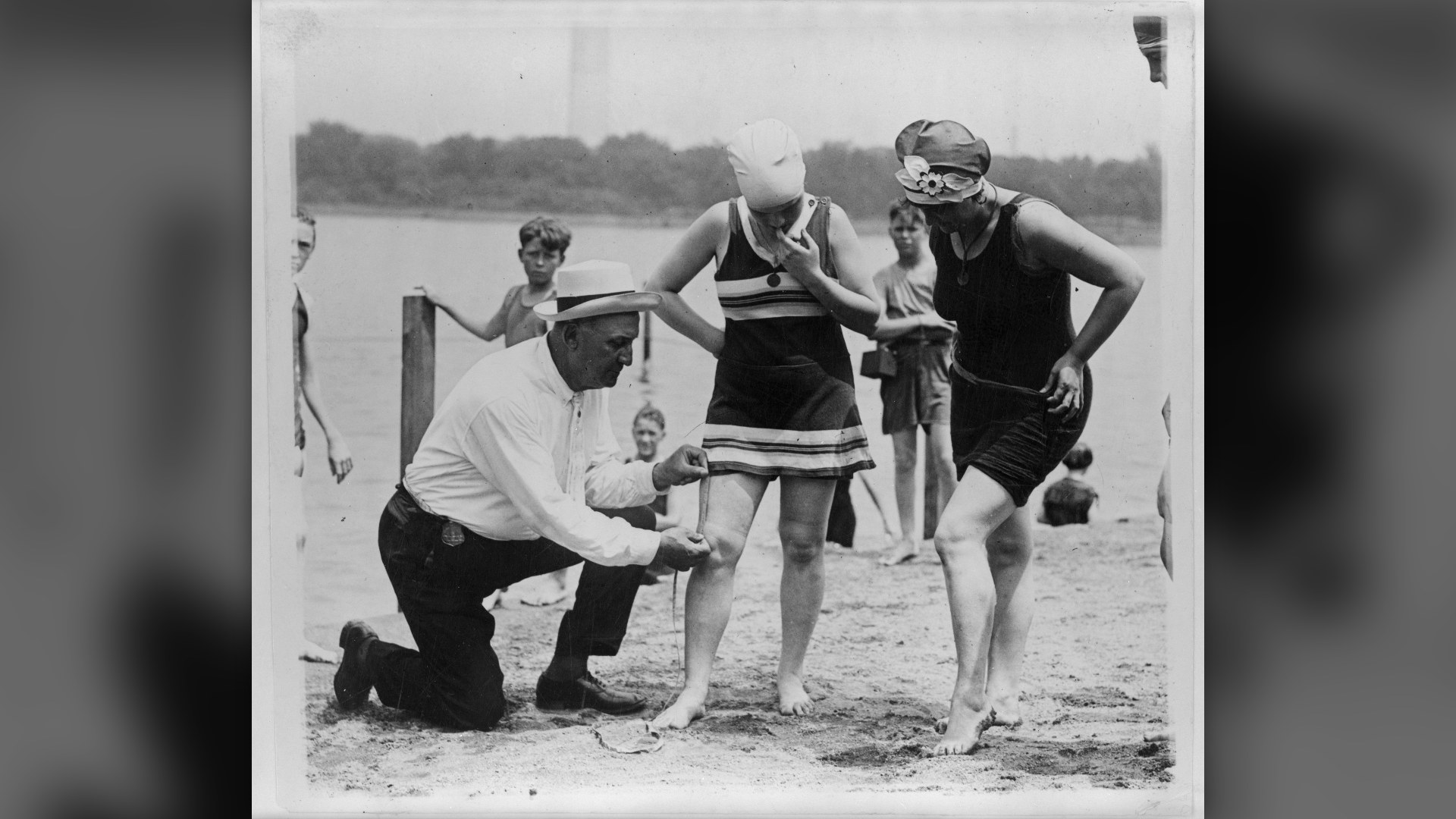 1. Wearing Swimsuits Six Inches Above The Knee