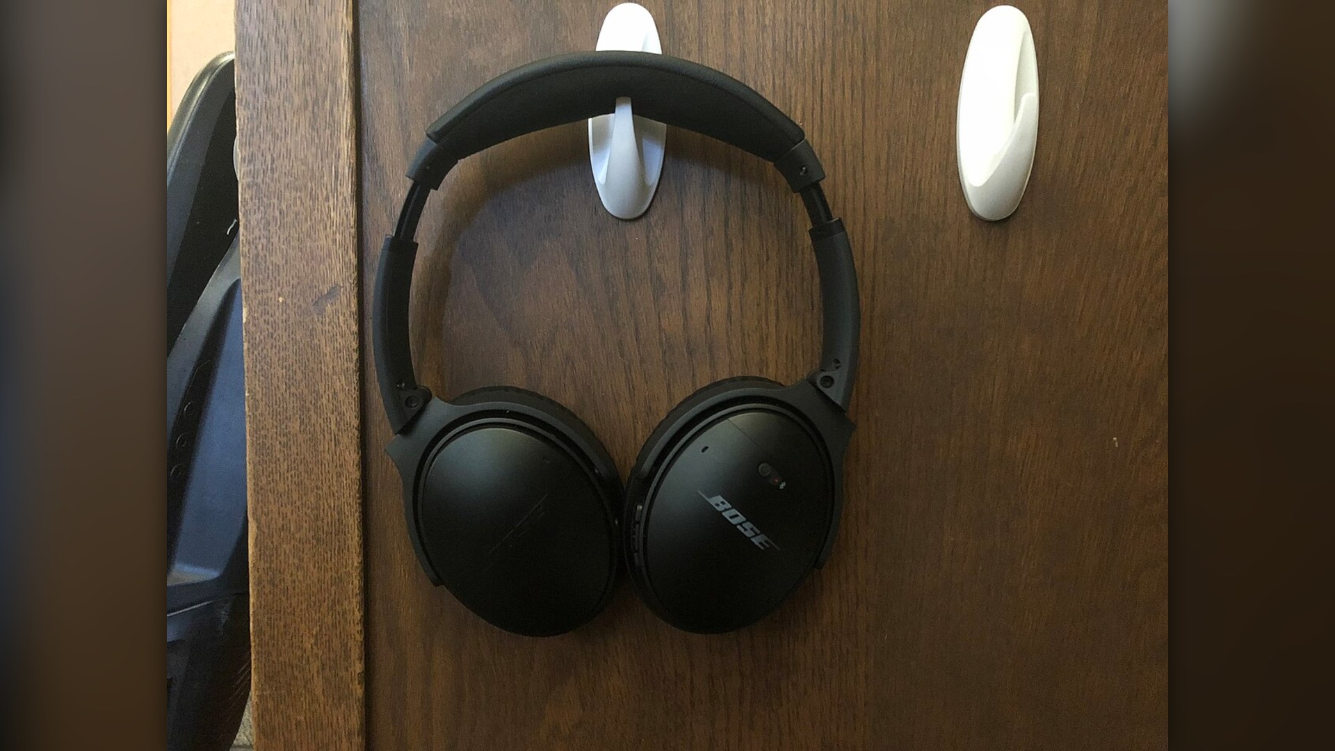 Bose QuietComfort over-ear active noise cancelling headphones.