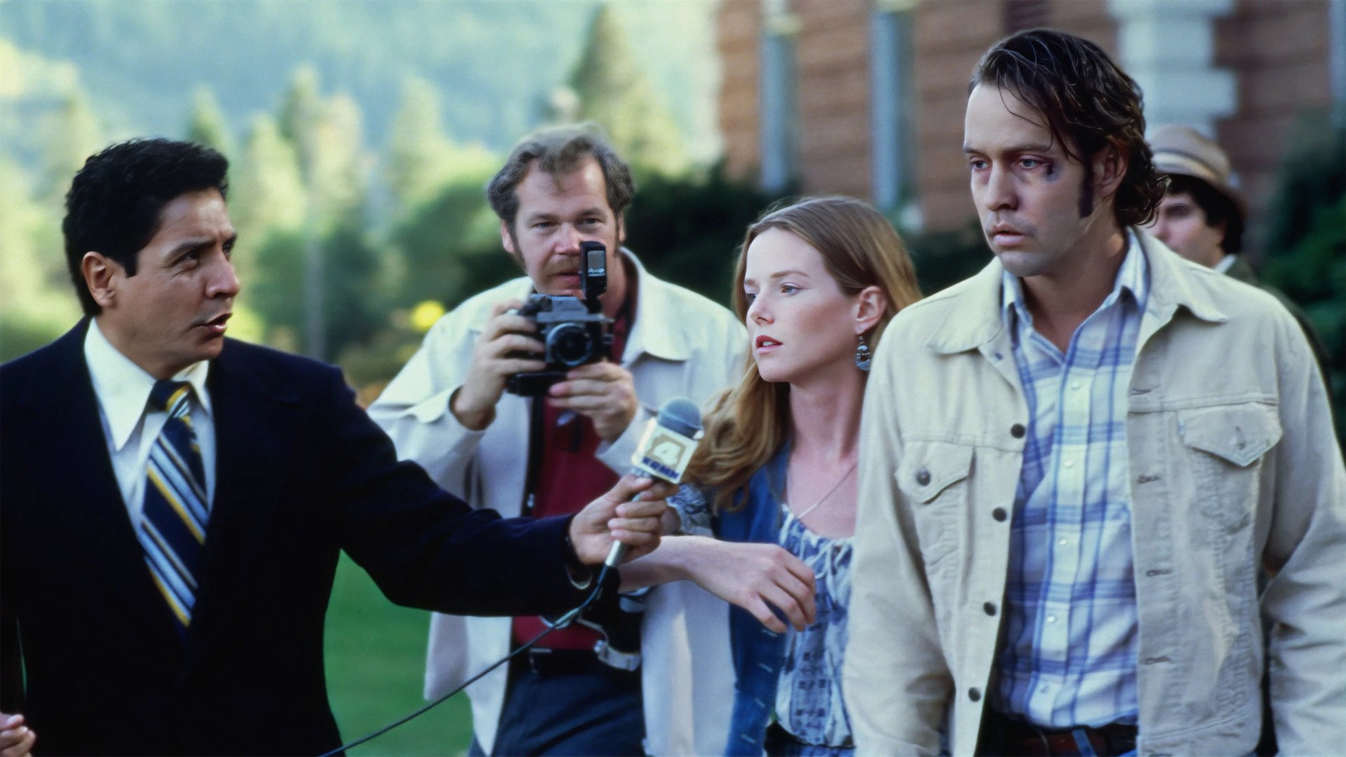 Still from the film Fire in the Sky