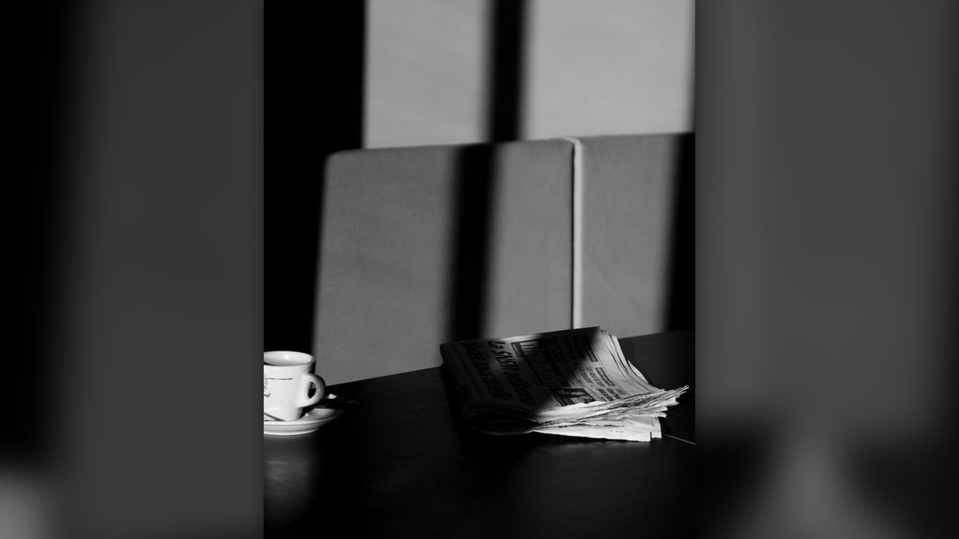 11. Reading The Sunday Morning Newspaper