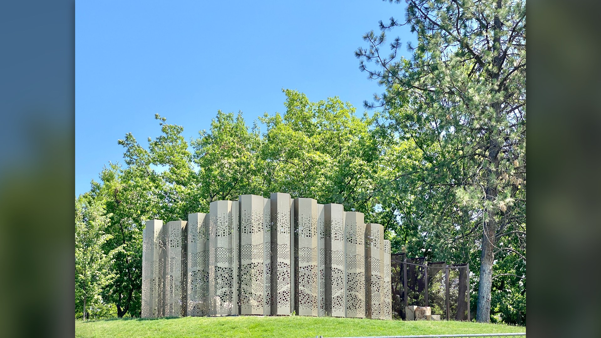 Riverfront Park and river in Spokane, Washington.