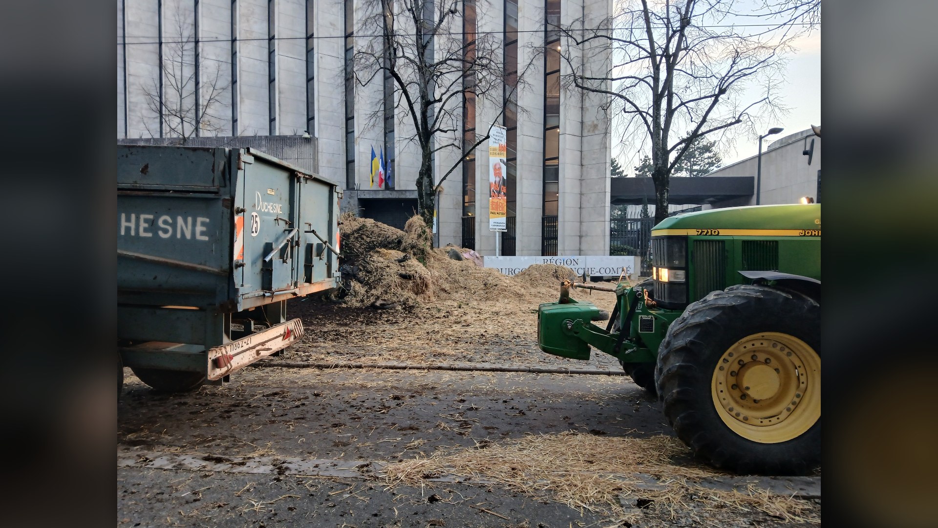 12. Farmers Routinely Blockade Highways With Heavy Tractors