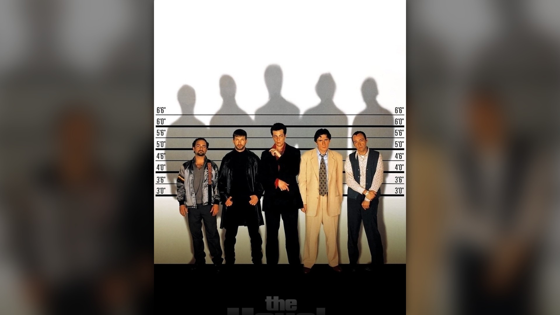 Verbal Kint walking down the sunny Los Angeles sidewalk in The Usual Suspects.