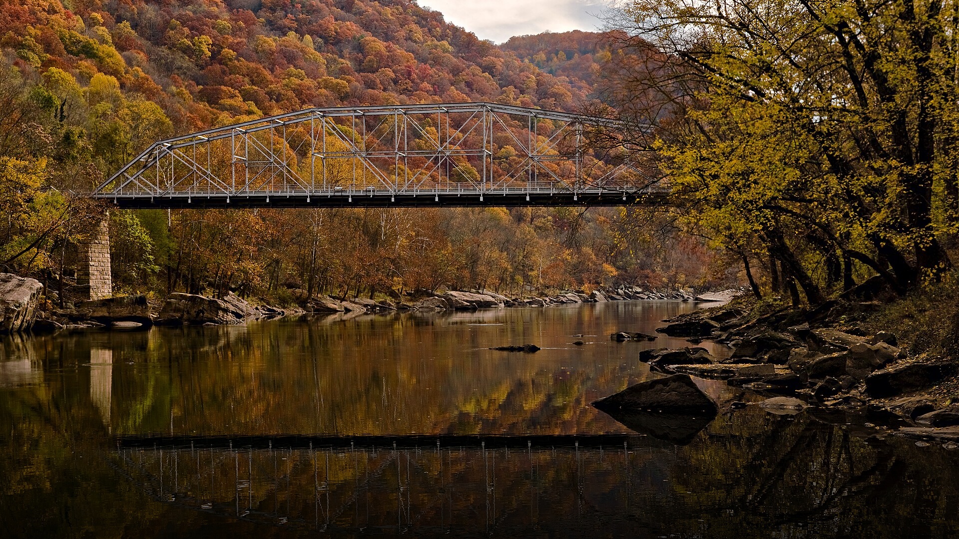 Scenic view of West Virginia representing retirement affordability.