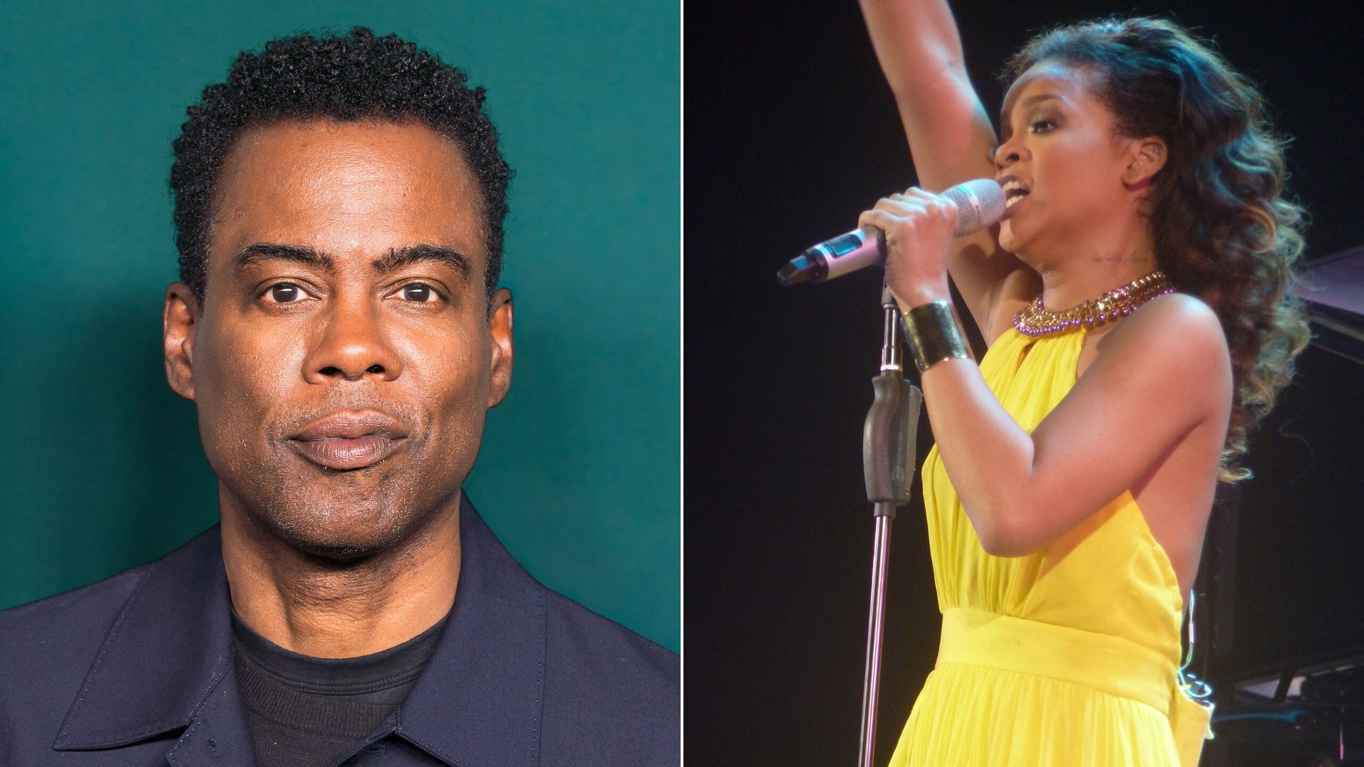 50/50 split of Chris Rock and Rihanna