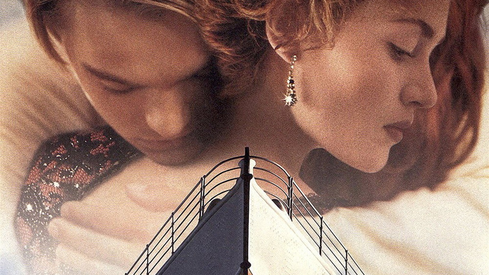 Titanic official movie poster featuring the iconic ocean liner at night