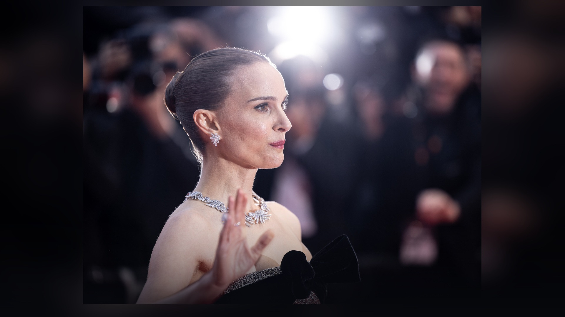 Natalie Portman smiling at the Berlin International Film Festival