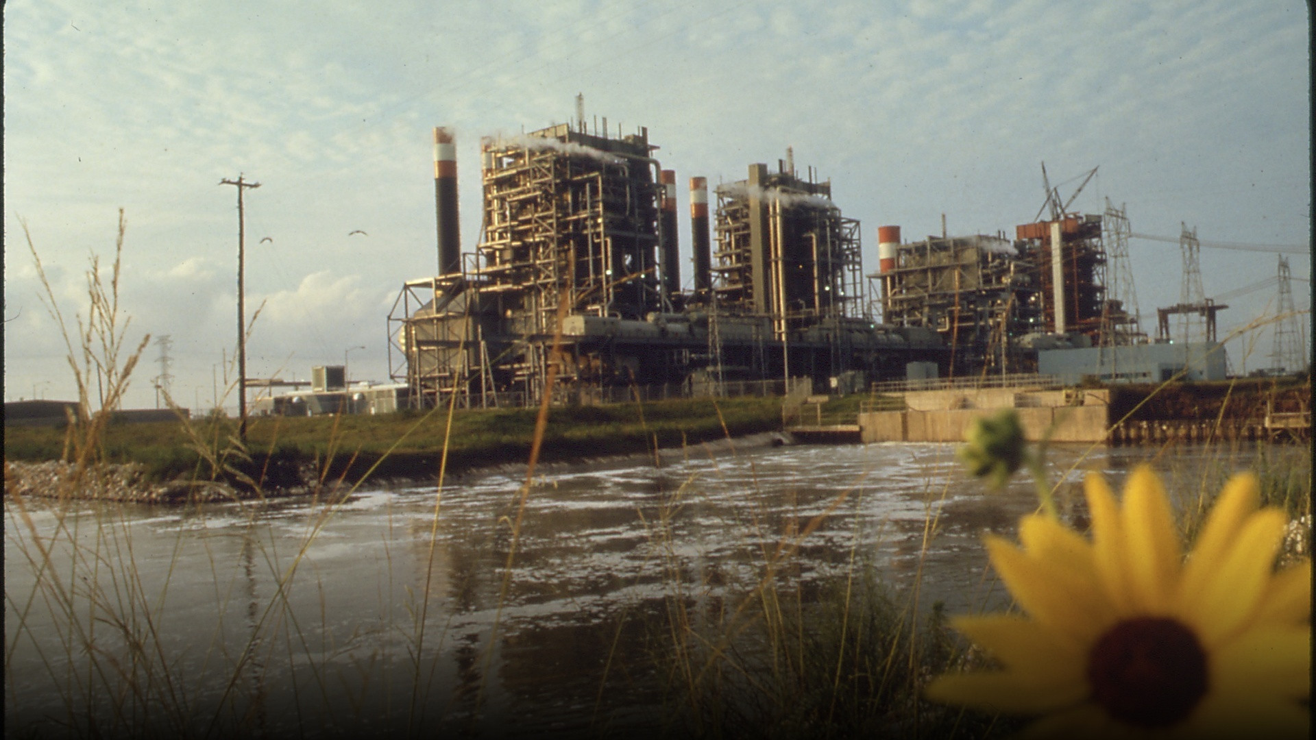 Houston Lighting and Power generating plant in Texas.