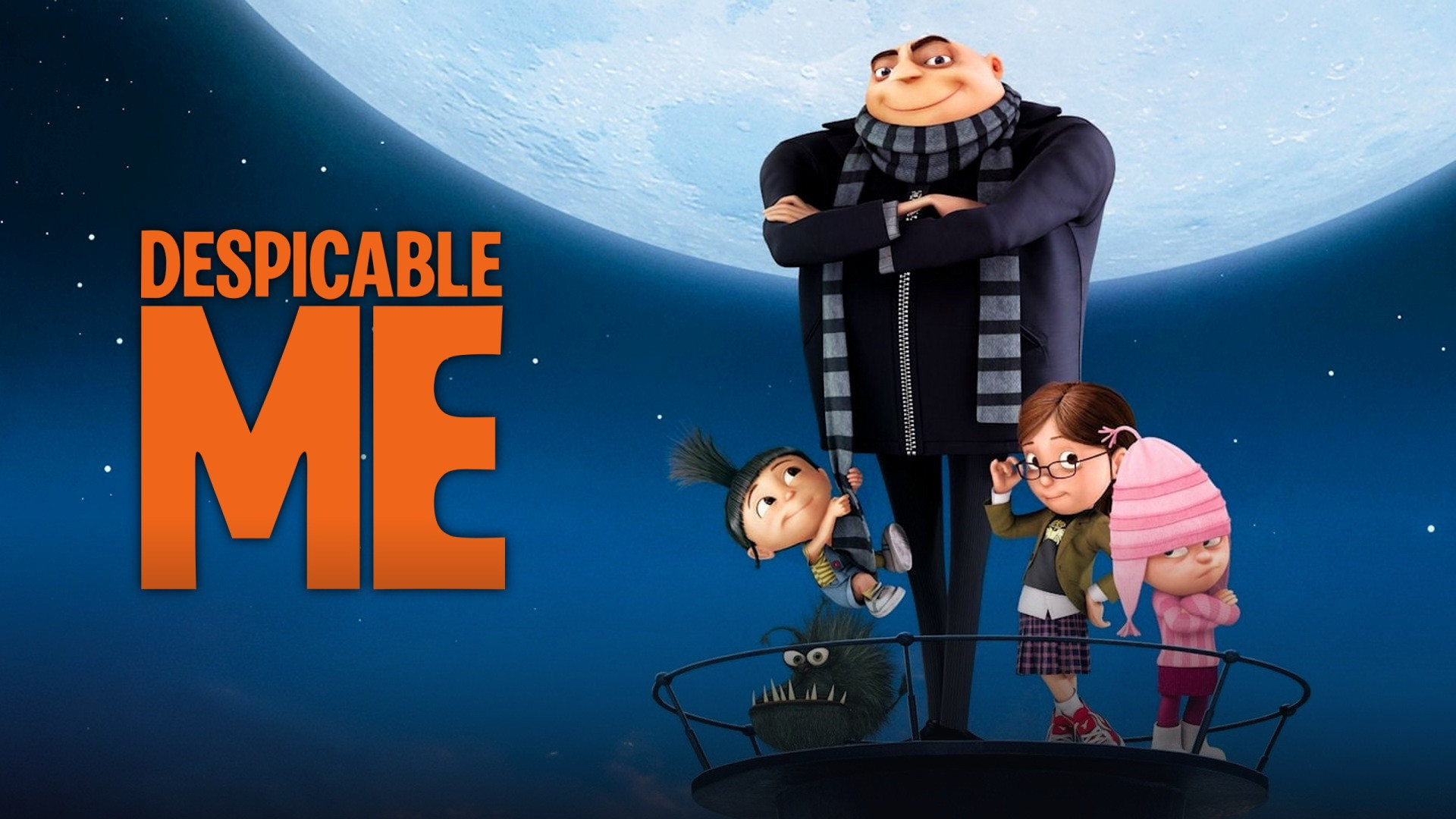 Gru surrounded by cheering Minions in Despicable Me.