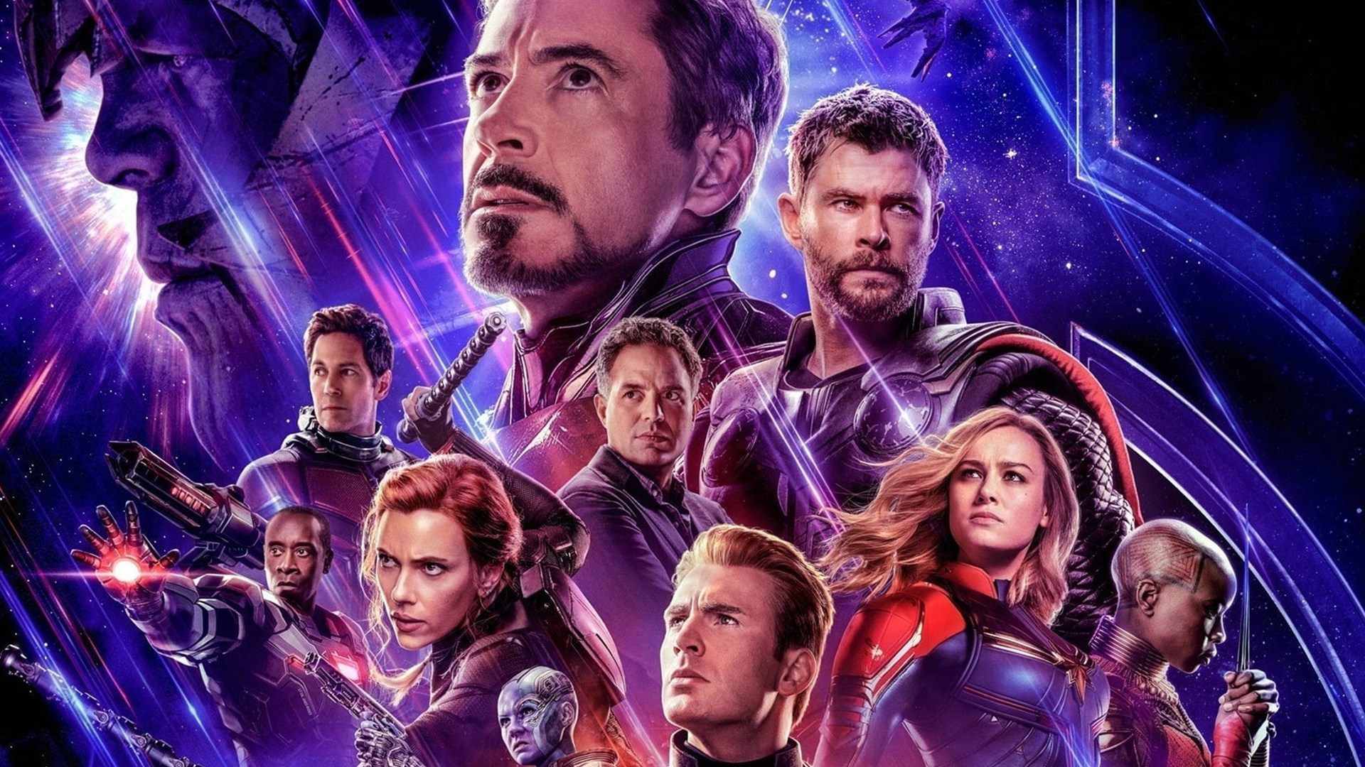 Avengers Endgame official movie poster featuring the assembled Marvel heroes