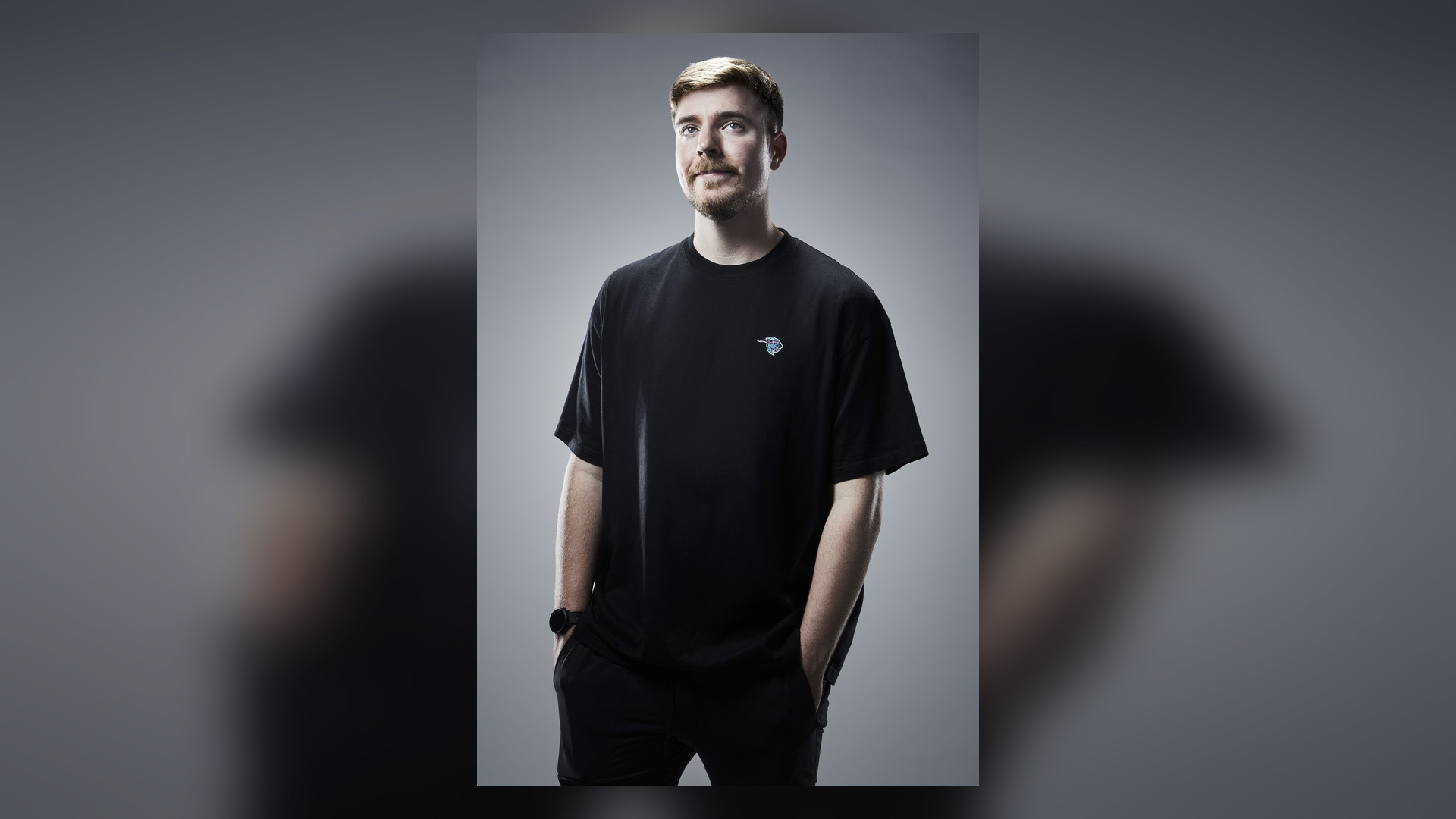 Studio portrait of digital creator and entrepreneur Jimmy Donaldson MrBeast.