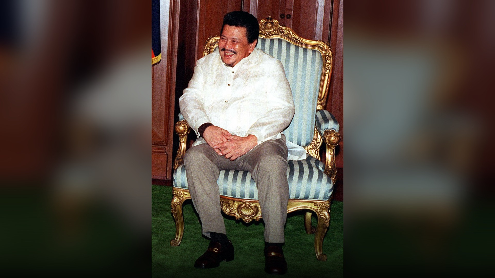 Historical portrait of Joseph Estrada documenting their transition from cinema to public office.