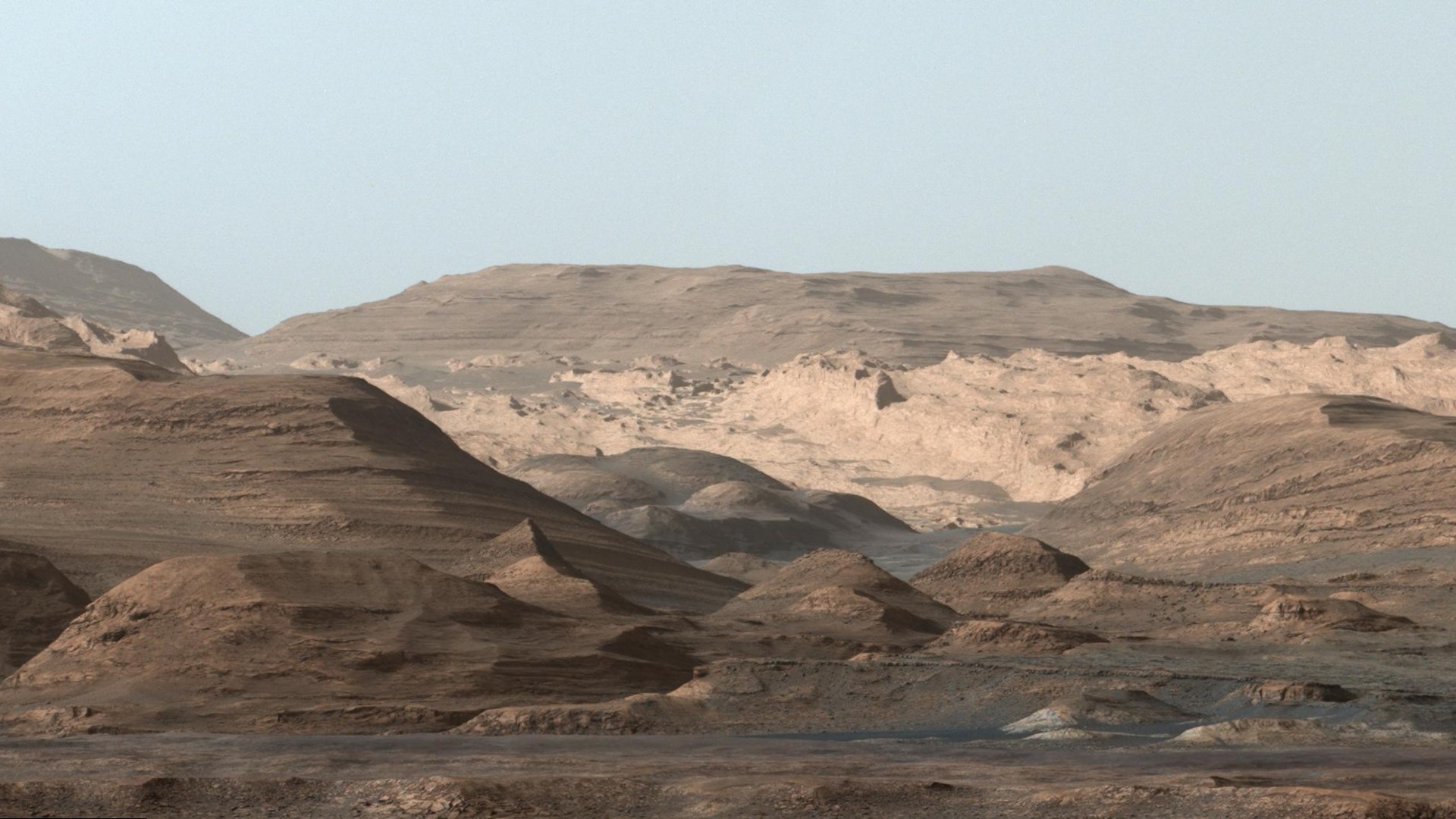9. Mars's Mount Sharp Rock Strata