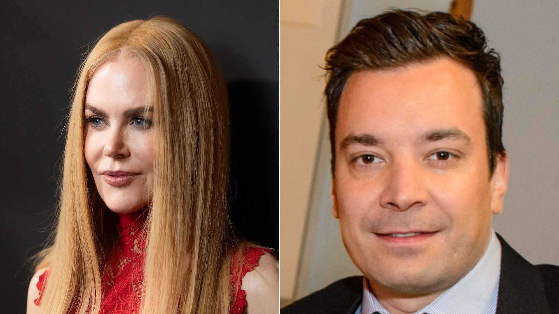 50/50 split of Nicole Kidman and Jimmy Fallon
