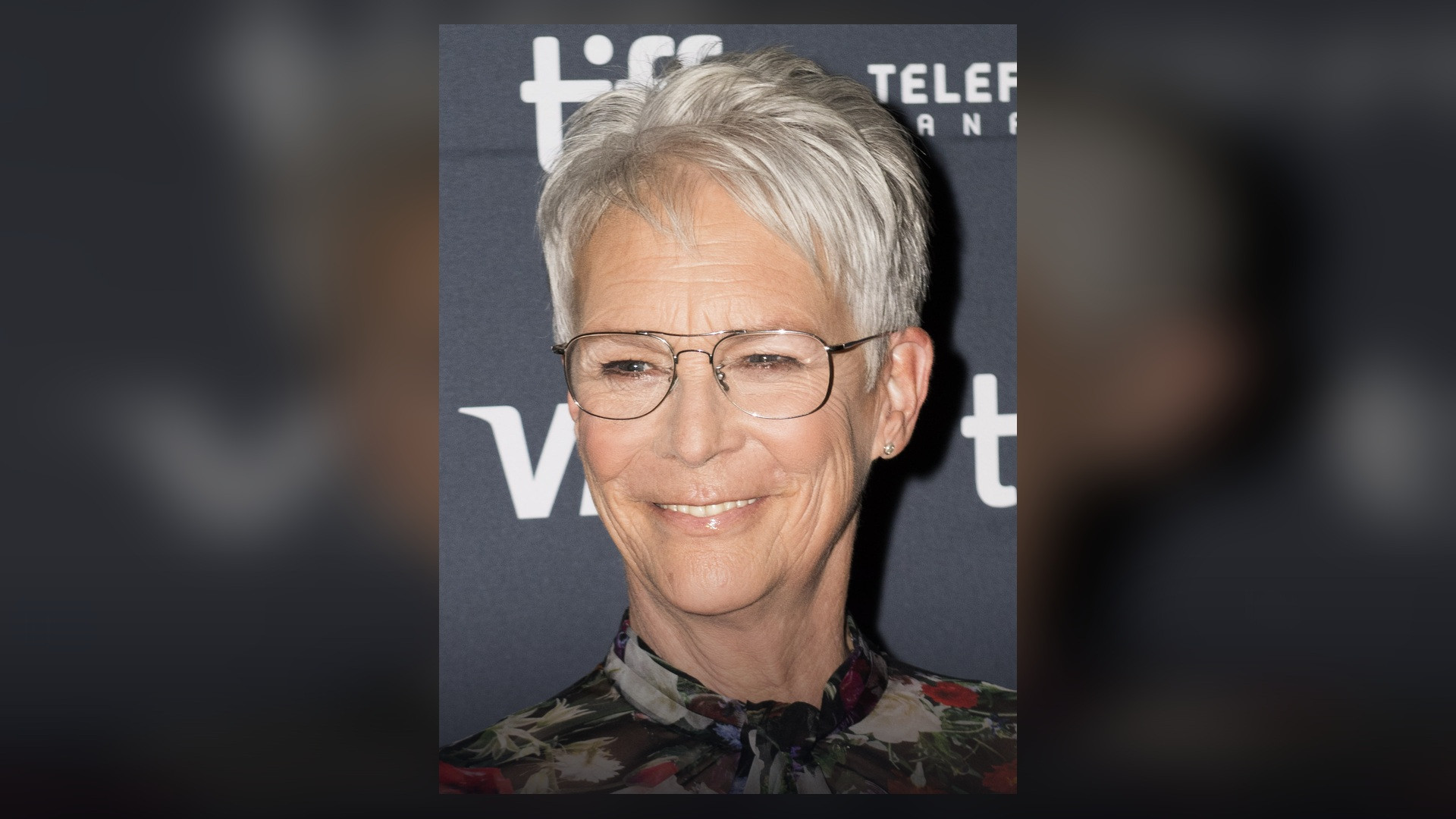 Jamie Lee Curtis attending an international film festival