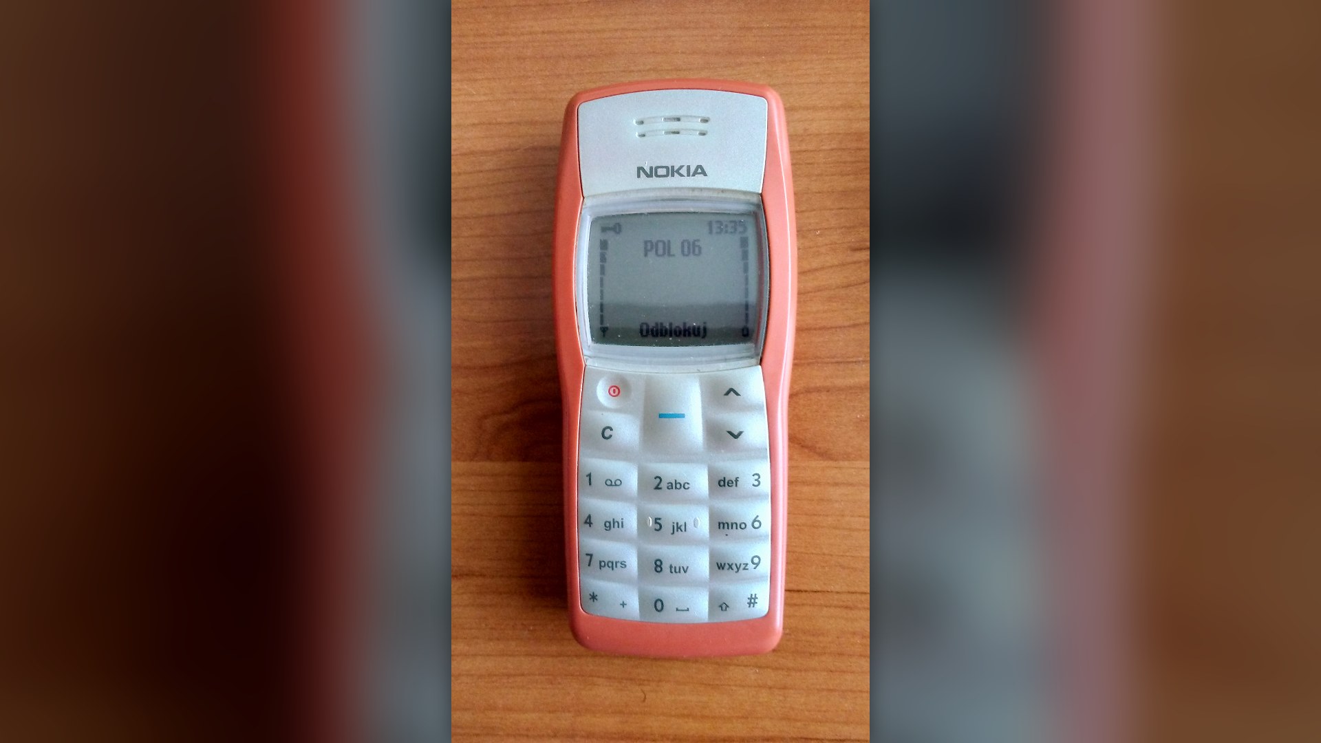 Nokia 1100 phone still in use in 2018 in Poland, proving its legendary durability