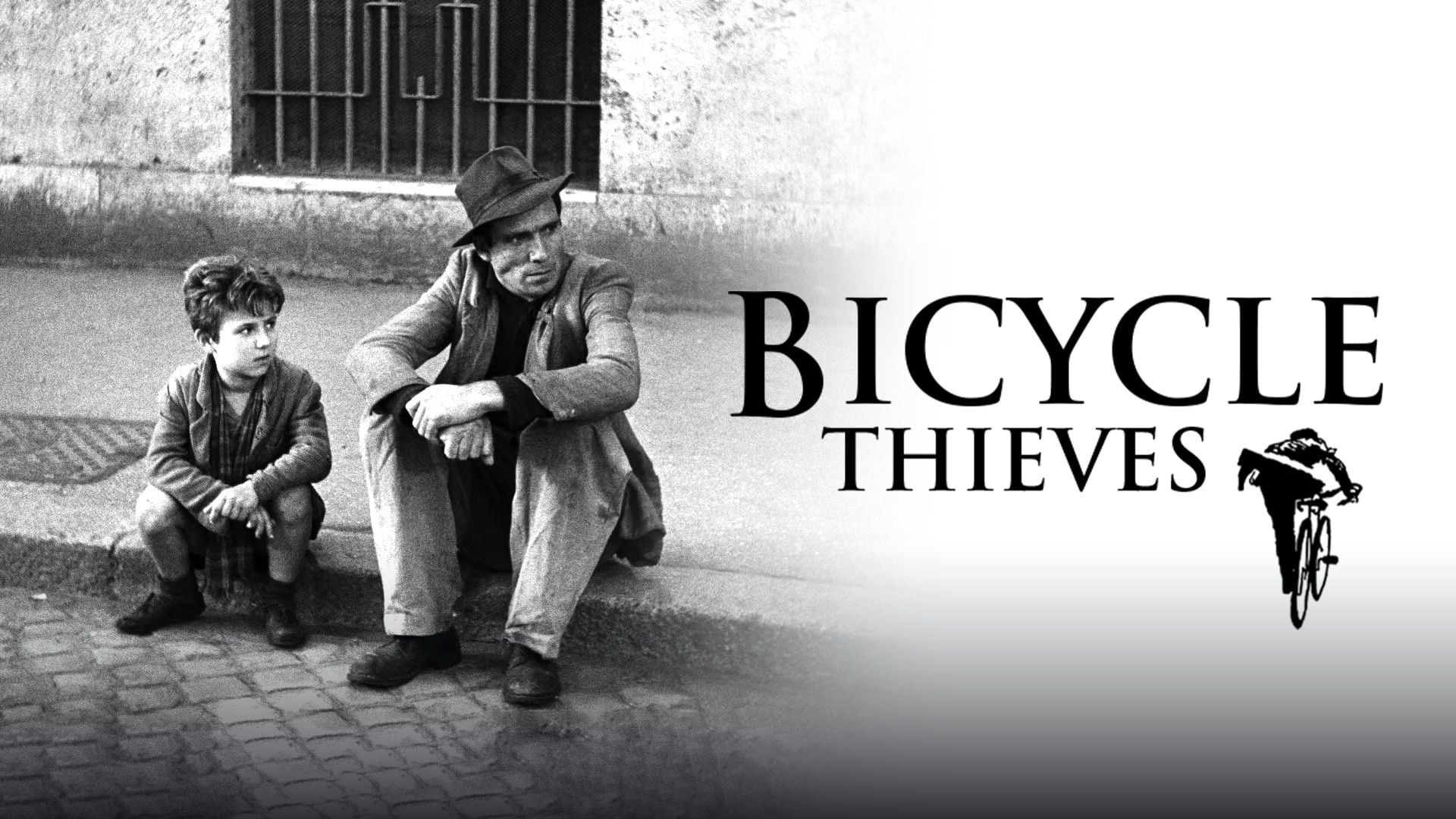 Film scene backdrop from 7. Bicycle Thieves (99%)