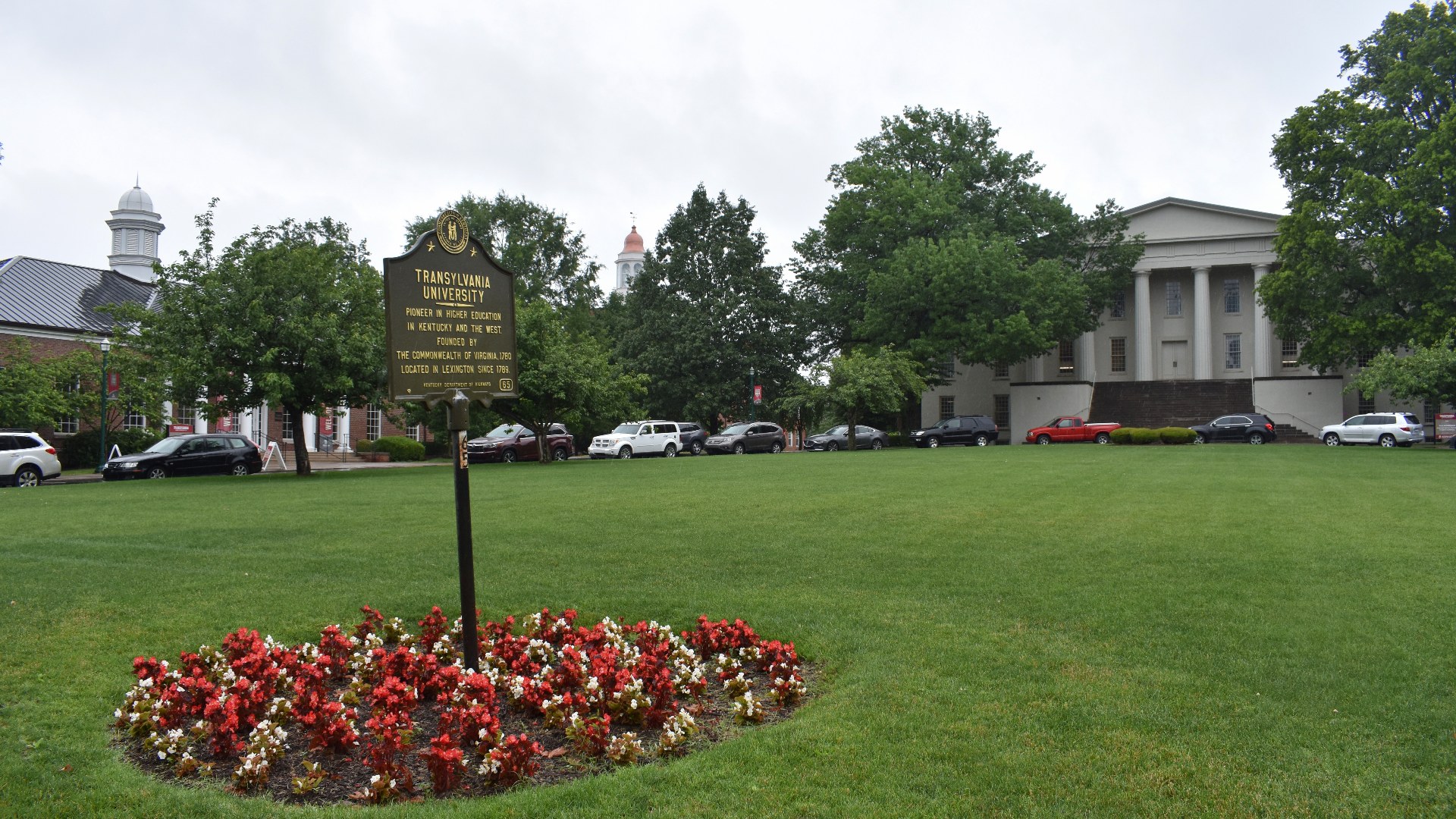 Old Morrison administration building on the campus of Transylvania University in Lexington, Kentucky.