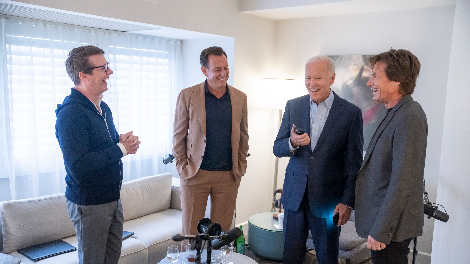 SmartLess hosts Sean Hayes, Jason Bateman, and Will Arnett