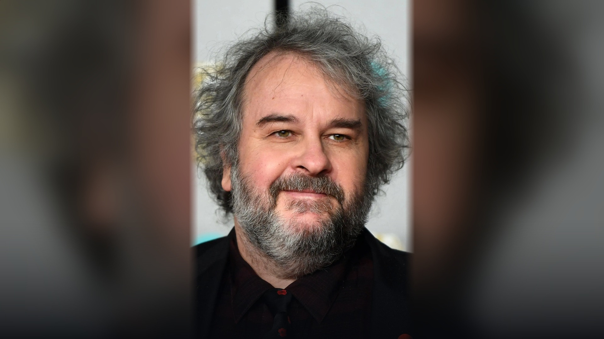 Studio portrait of Academy Award-winning filmmaker Peter Jackson.