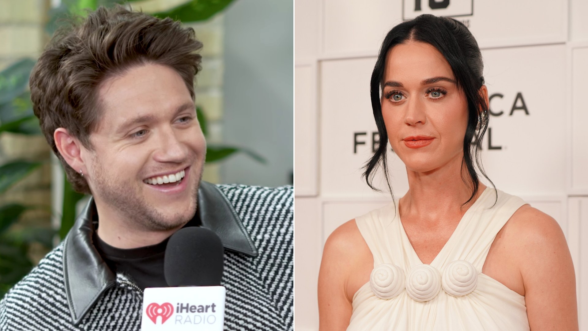 50/50 split of Niall Horan and Katy Perry