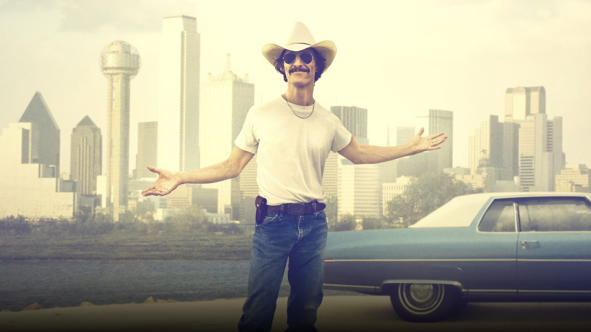 Matthew McConaughey noticeably gaunt and emaciated in Dallas Buyers Club.