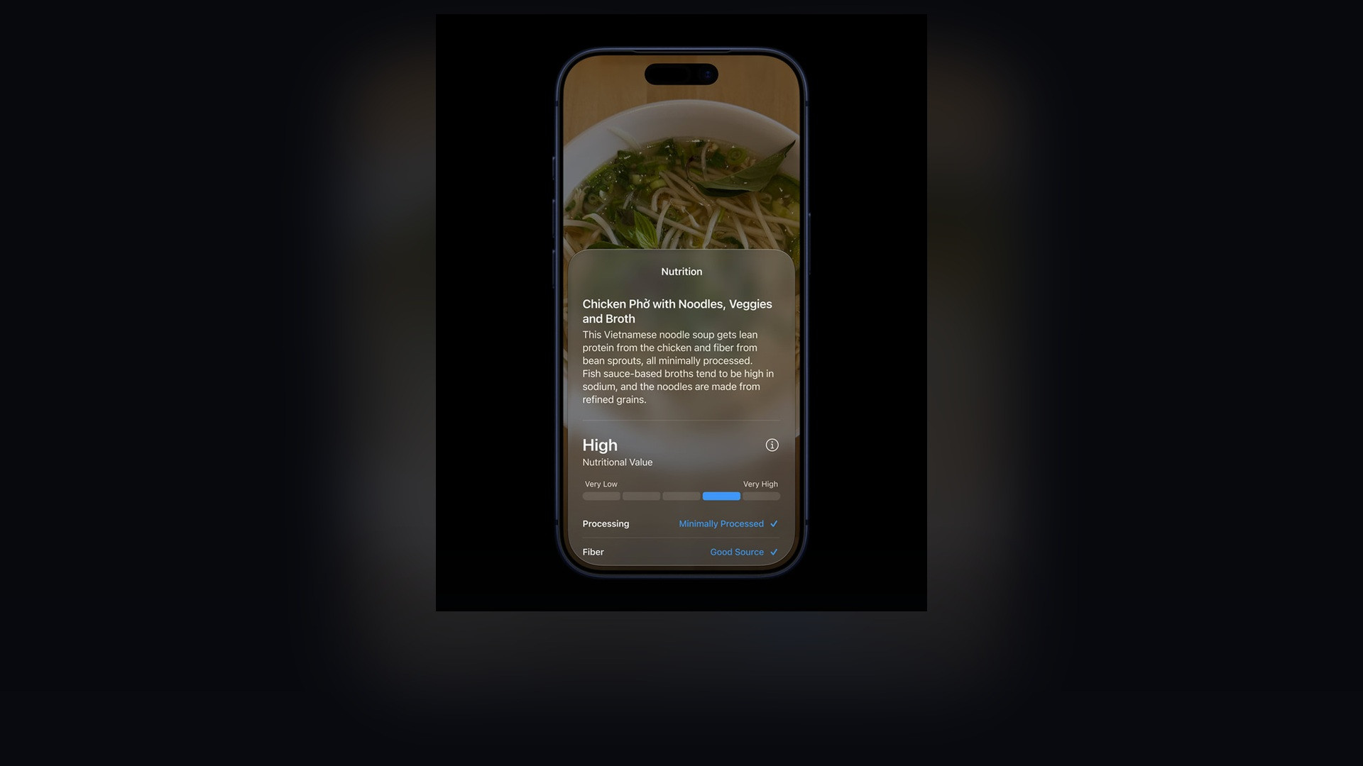 Siri mode in Camera performing on-screen visual intelligence search in real time.