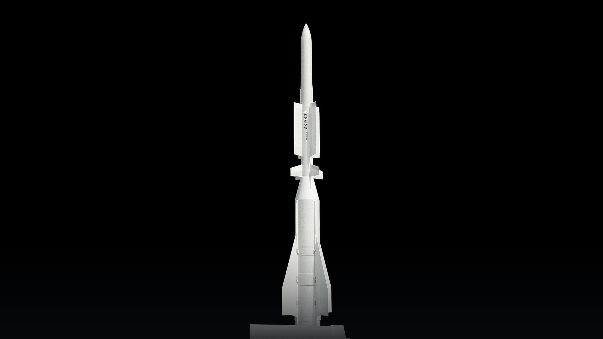 French-Italian Aster 30 surface-to-air interceptor missile