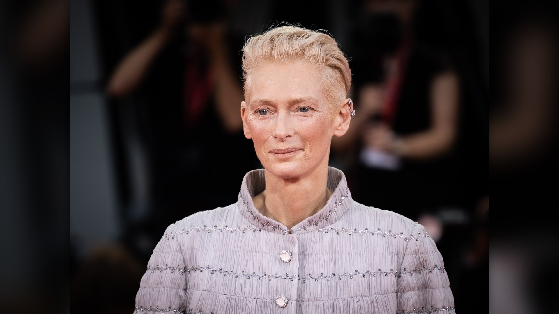 Actress Tilda Swinton at the 81st Venice International Film Festival