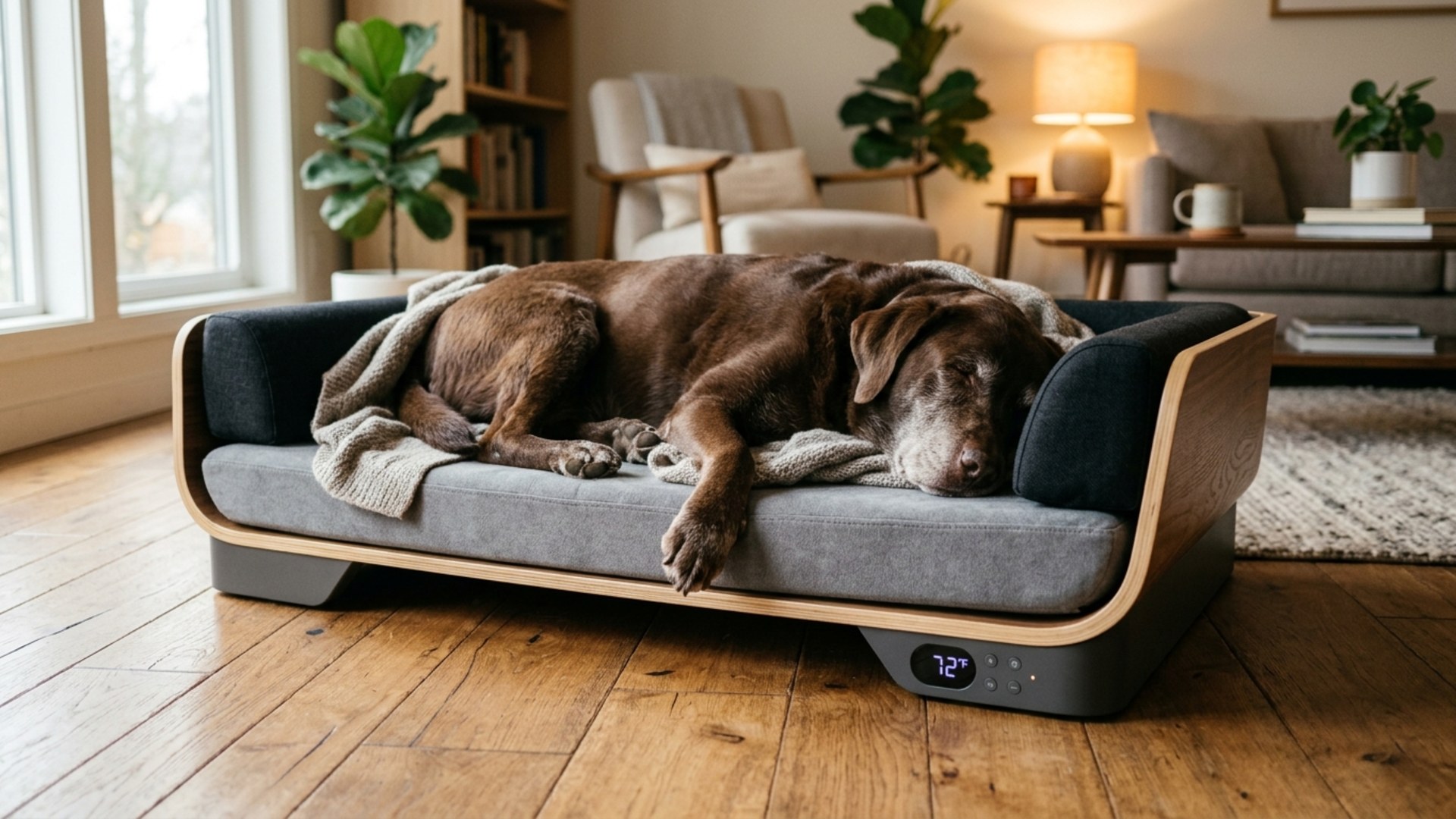 5. Orthopedic Temperature-Regulated Pet Bed