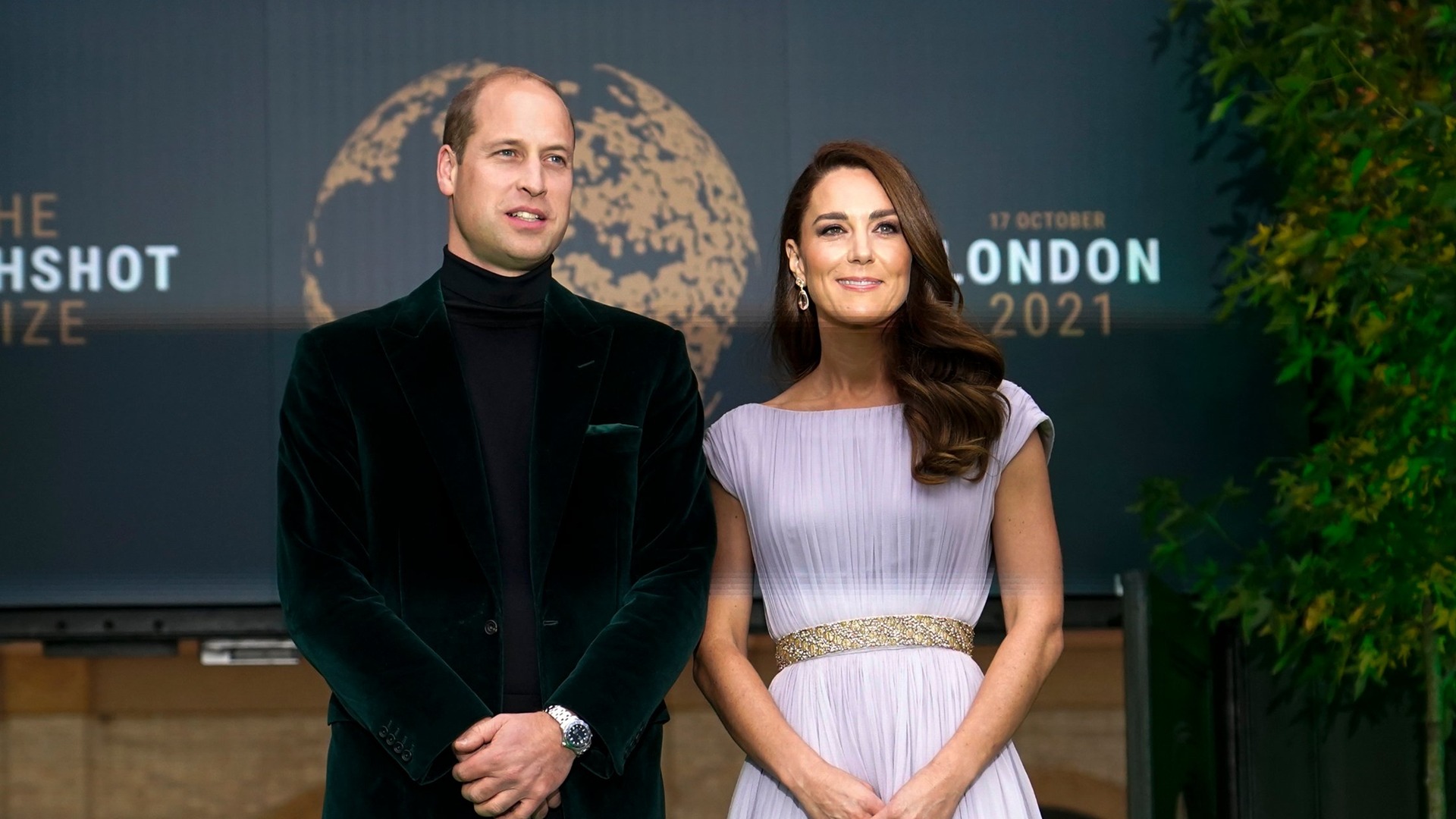 Prince William, the Prince of Wales, with Catherine at the opening of the 2021 Earthshot Prize