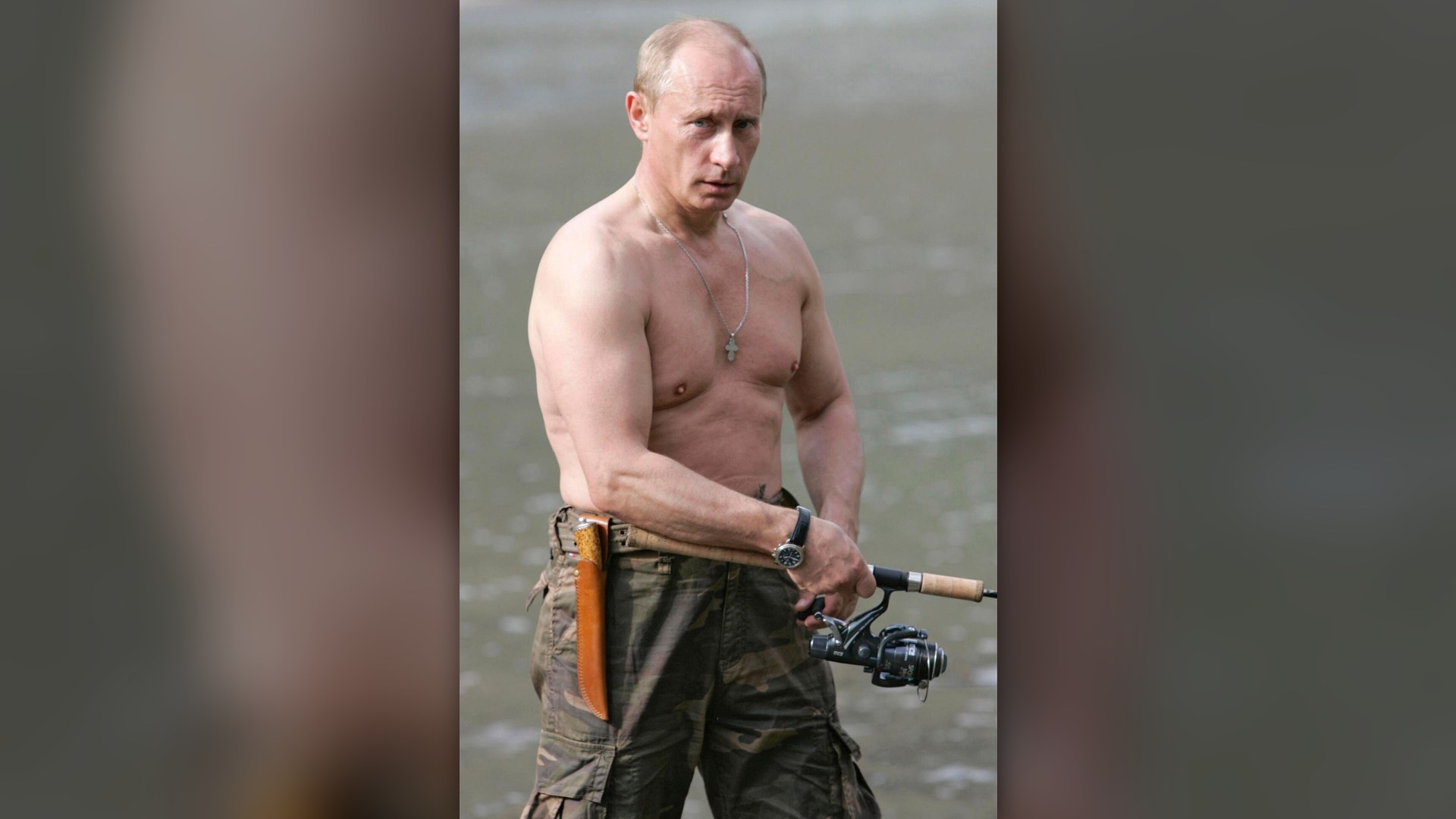 12. Viral Topless Fishing In Tuva
