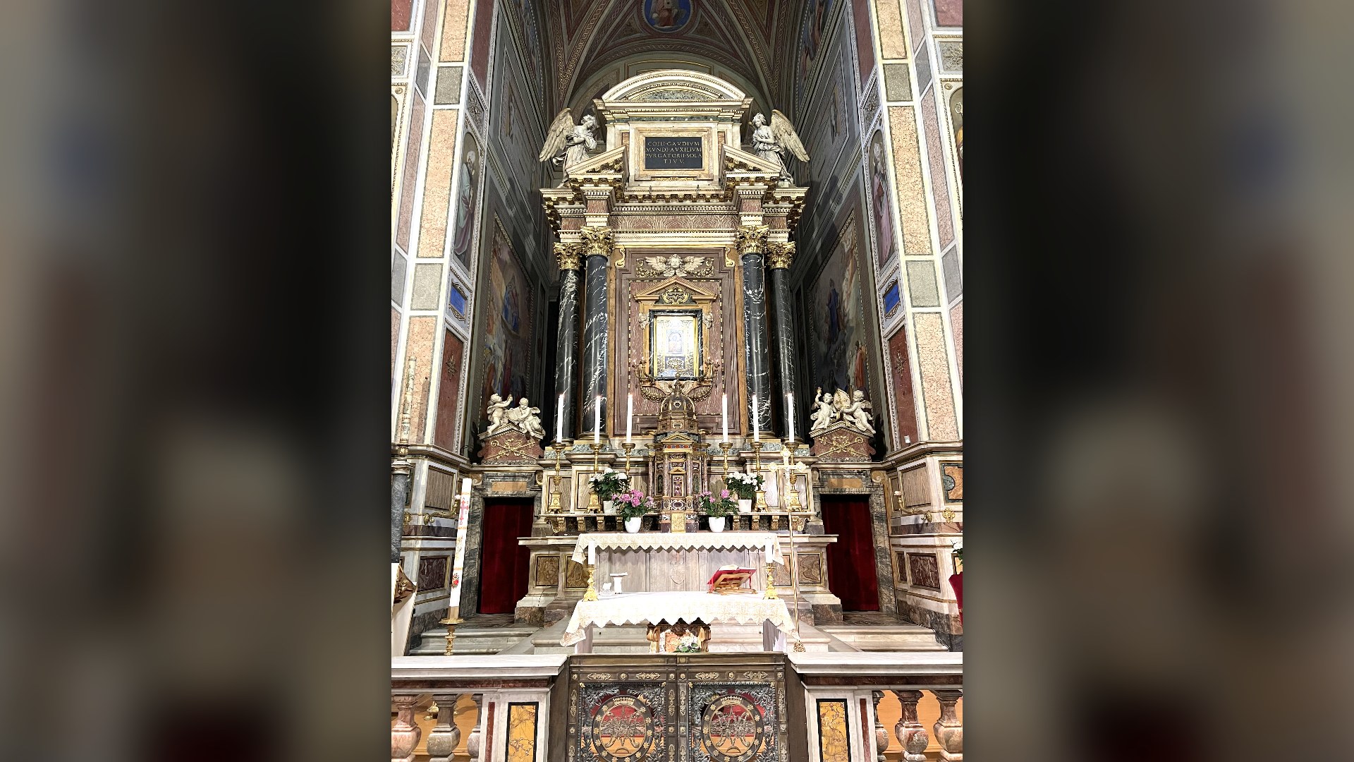 High Altar of the Basilica of St. Augustine in Campo Marzio, Rome