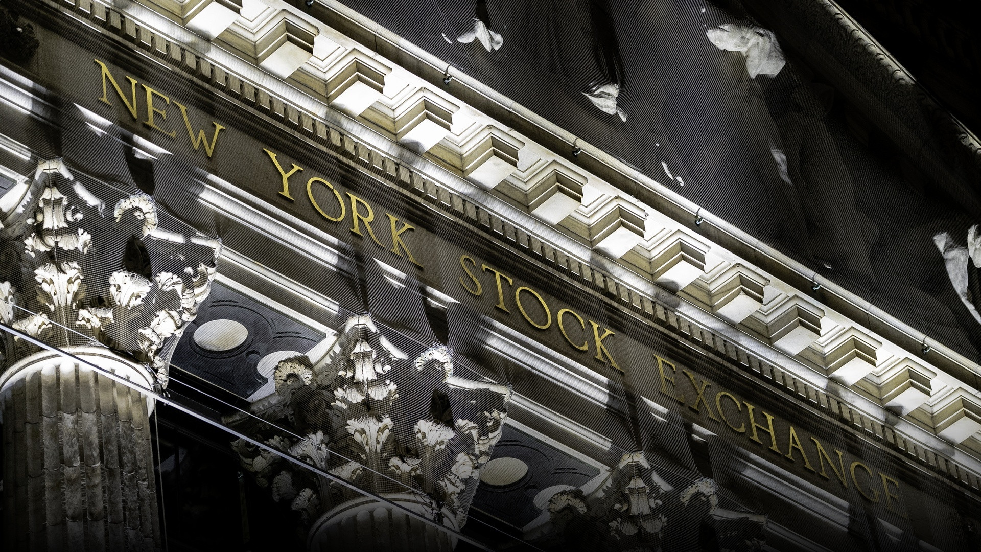 The New York Stock Exchange street sign on Broad Street in Manhattan.