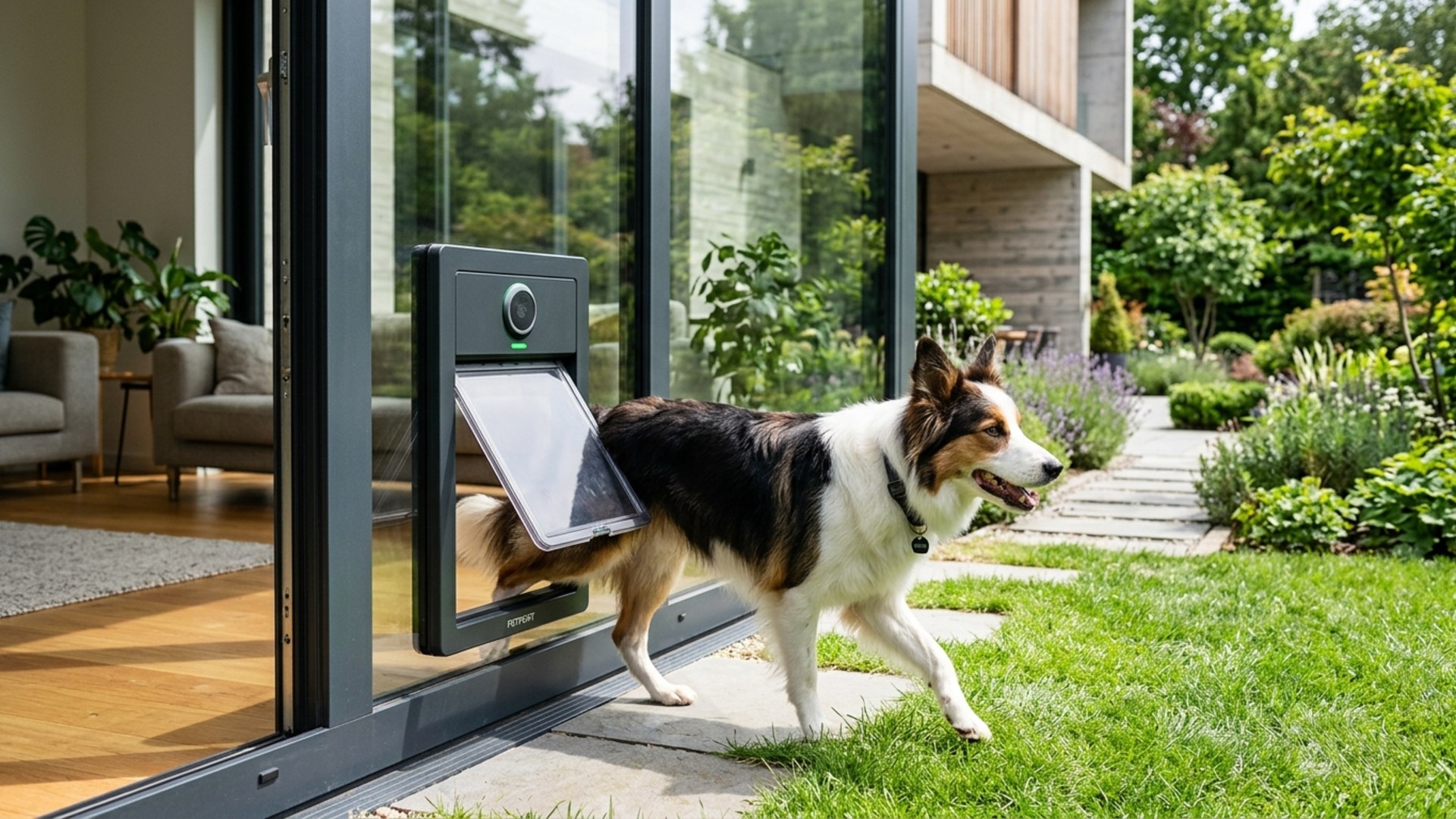 10. Smart Microchip Pet Door