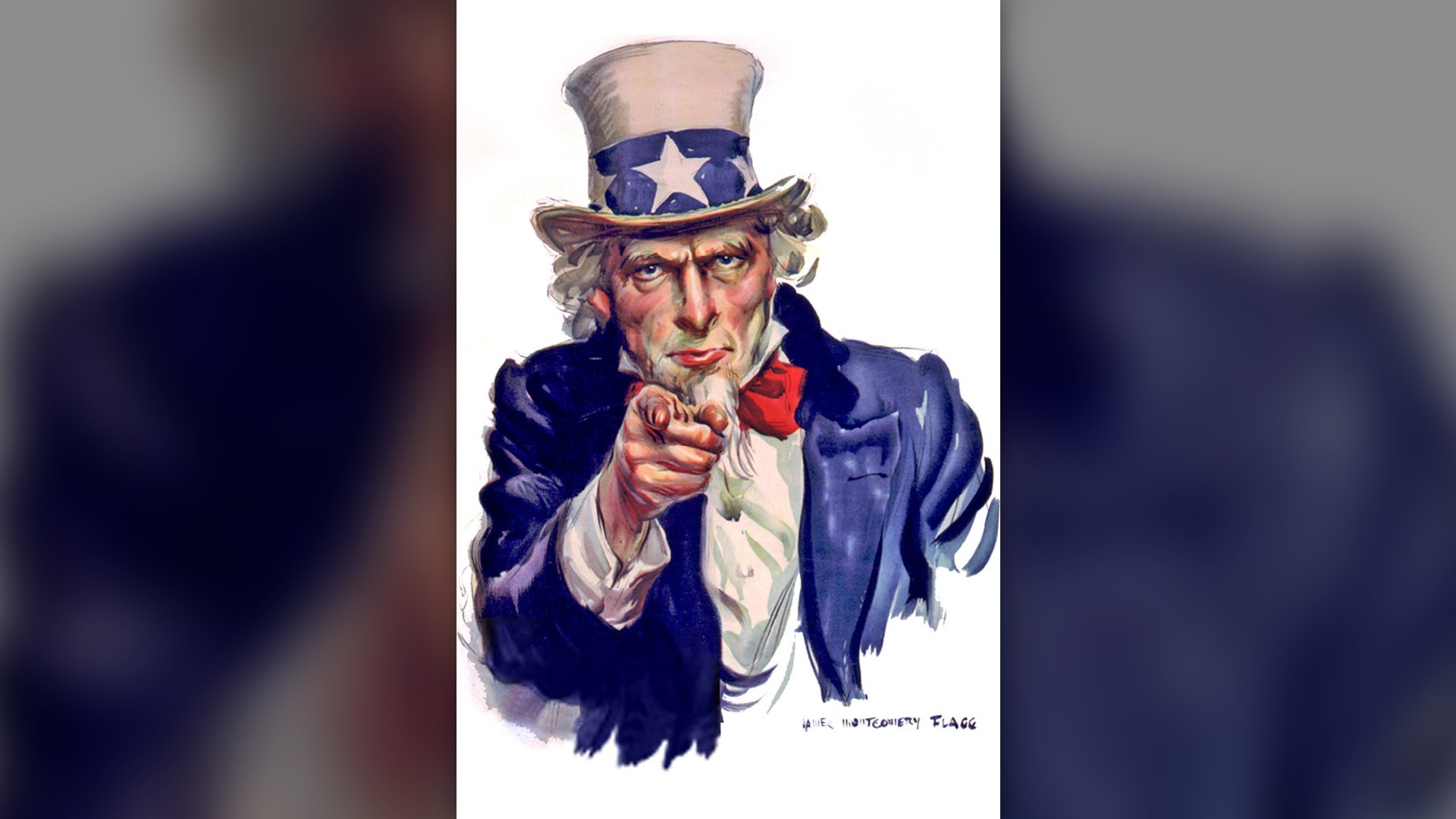 Uncle Sam caricature illustration based on historical archetype