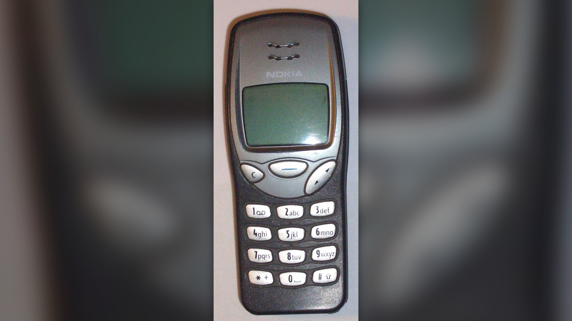 Nokia 3210 classic mobile phone from 1999