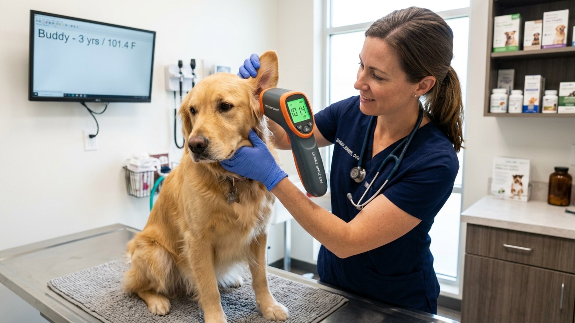 8. Non-Invasive Pet Health Scanner