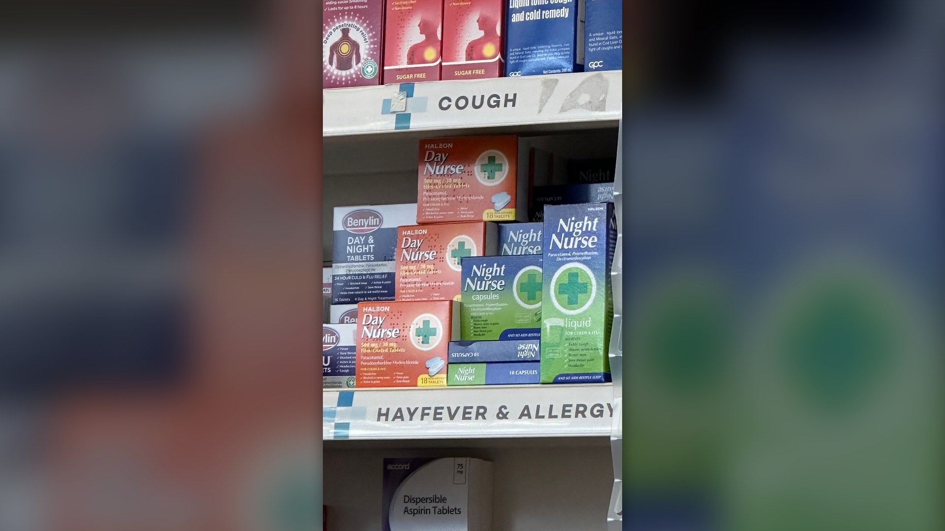 7. Name-Brand Over The-Counter Pain Relievers
