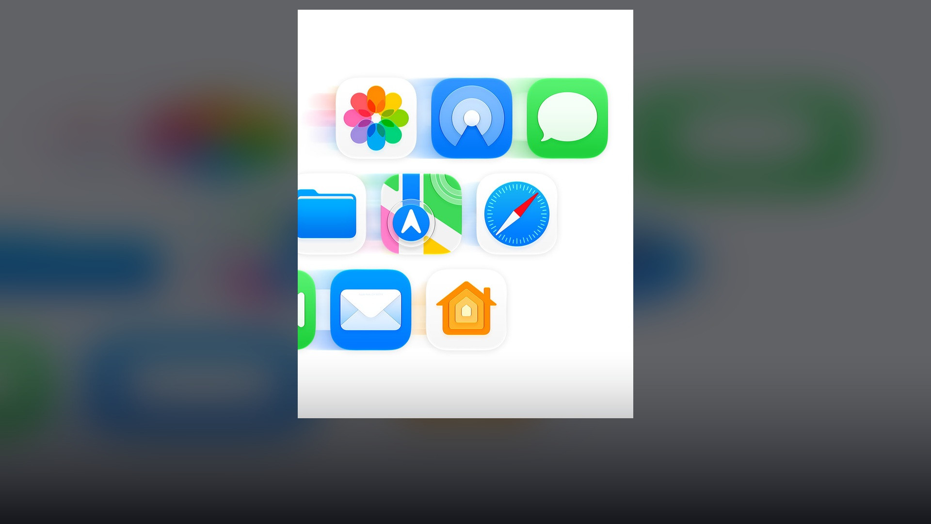 High-performance iPhone Home screen grid displaying sharp Liquid Glass app icons.