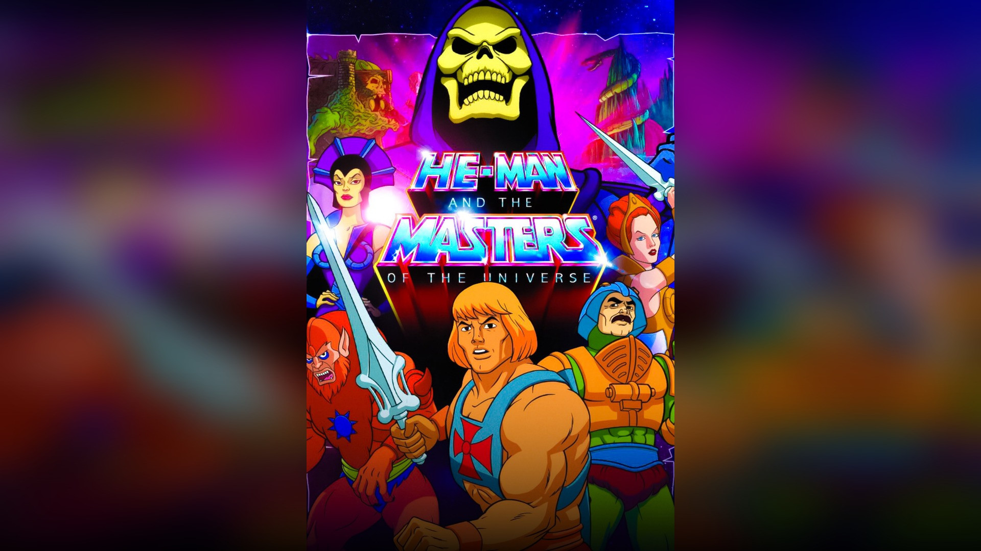 Original animation artwork for He-Man and the Masters of the Universe celebrating iconic cartoon history.