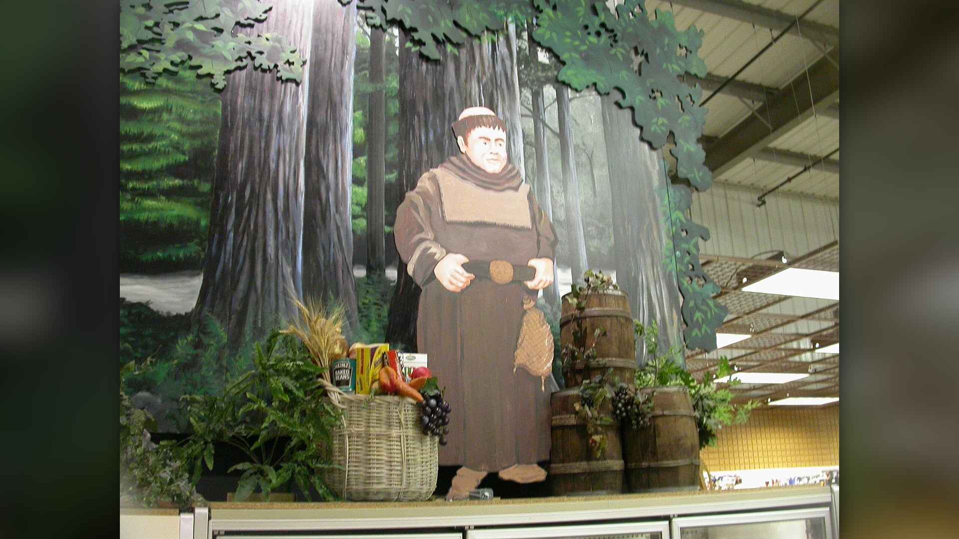 Jungle Jim's International Market entrance facade and monorail in Fairfield Ohio