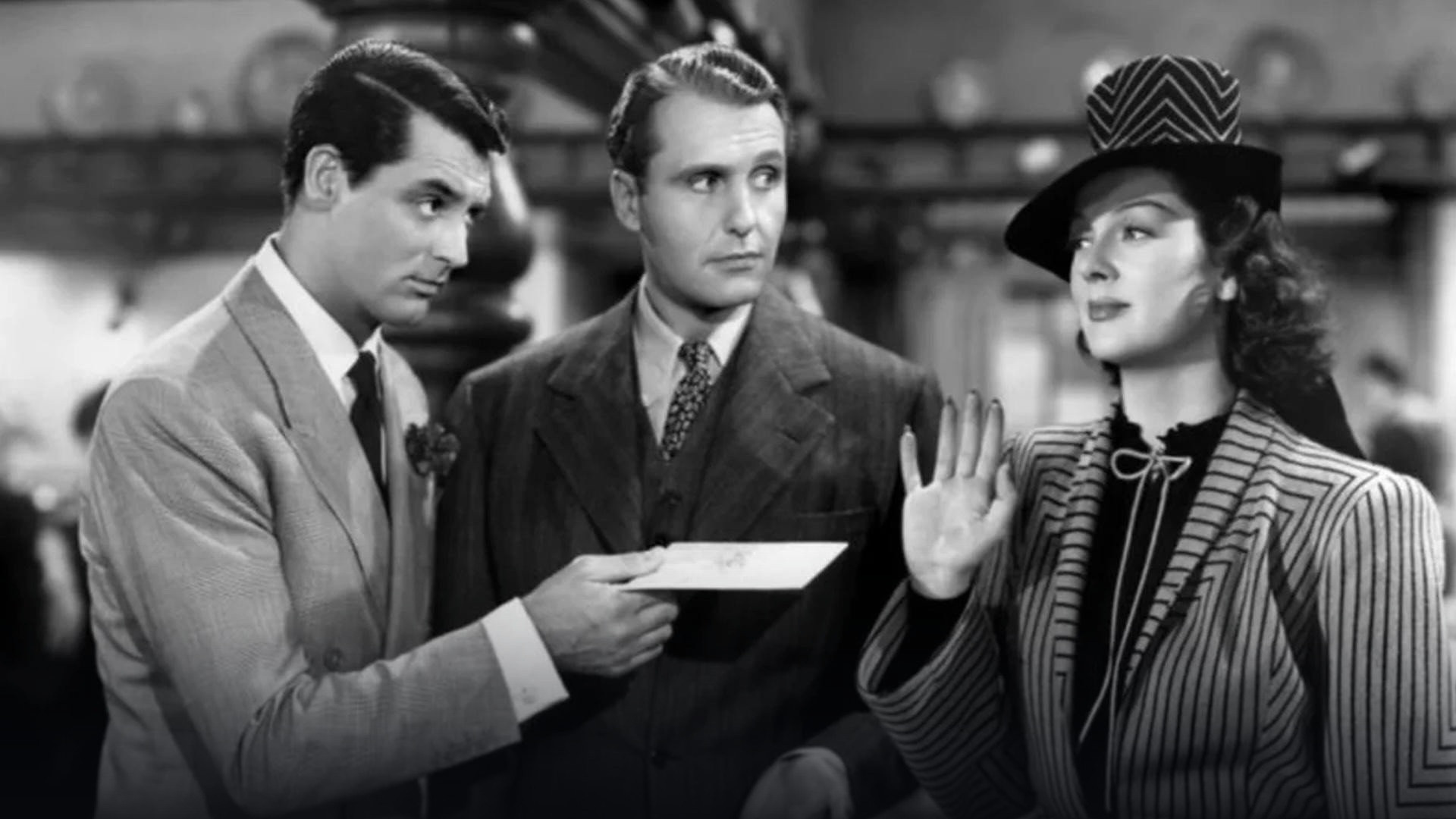 Film scene backdrop from 21. His Girl Friday (99%)