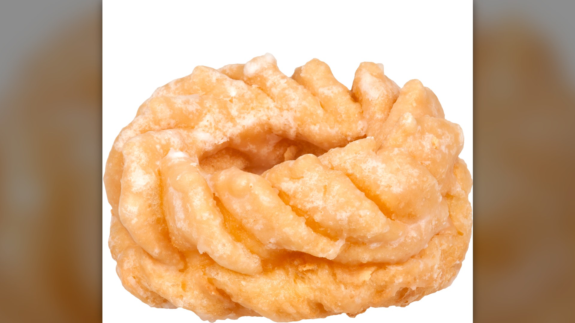 Store-bought glazed donut pastry