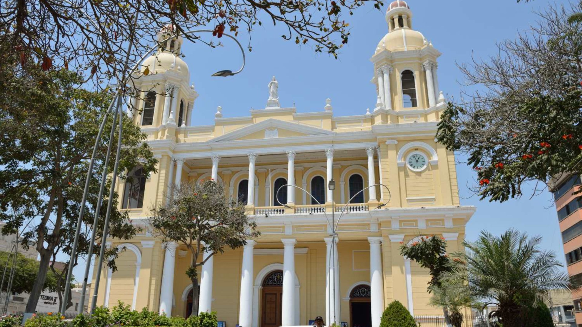 St. Mary's Cathedral in Chiclayo, Peru, where Robert Prevost served as Bishop
