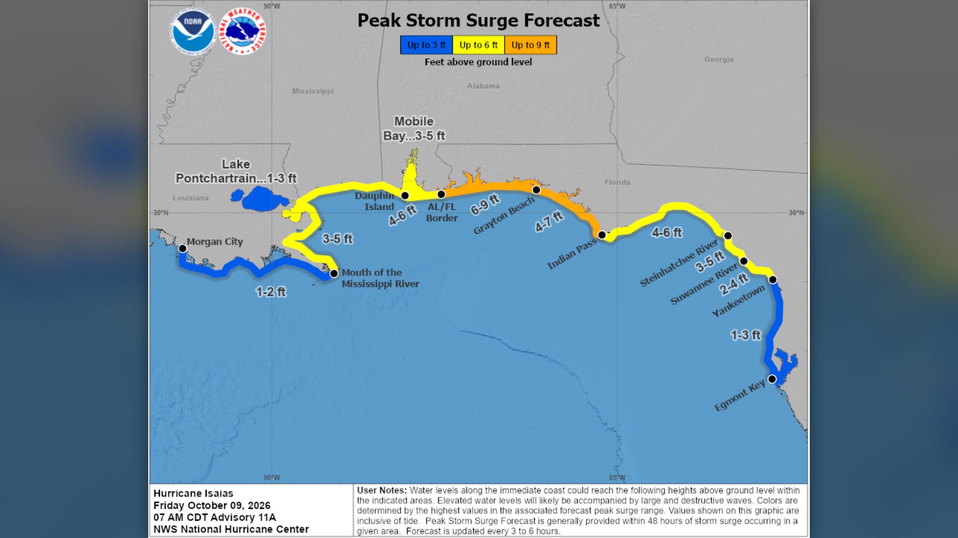 Life-Threatening 7-Foot Storm Surge