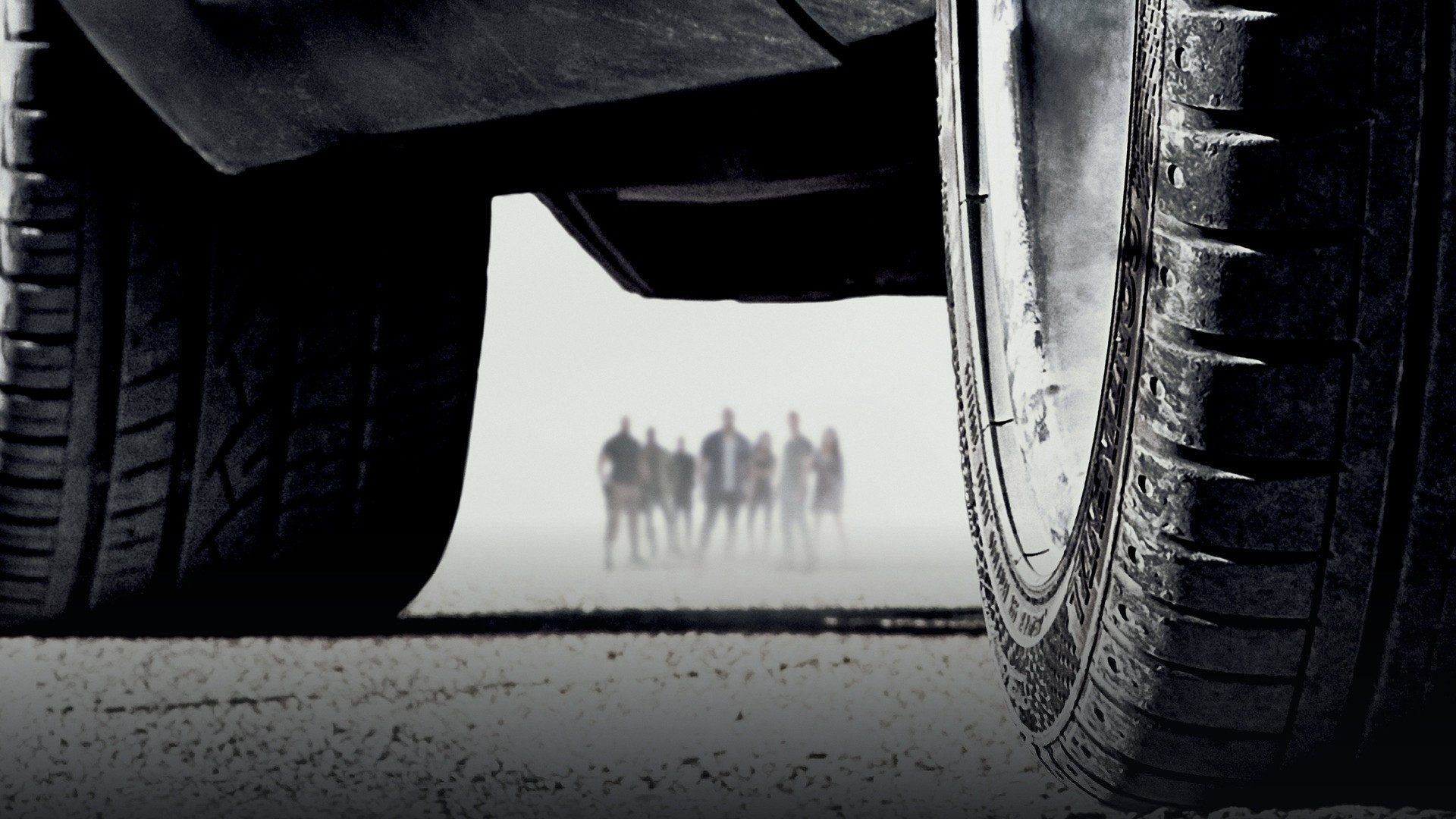 Dominic Toretto and the crew in Furious 7.